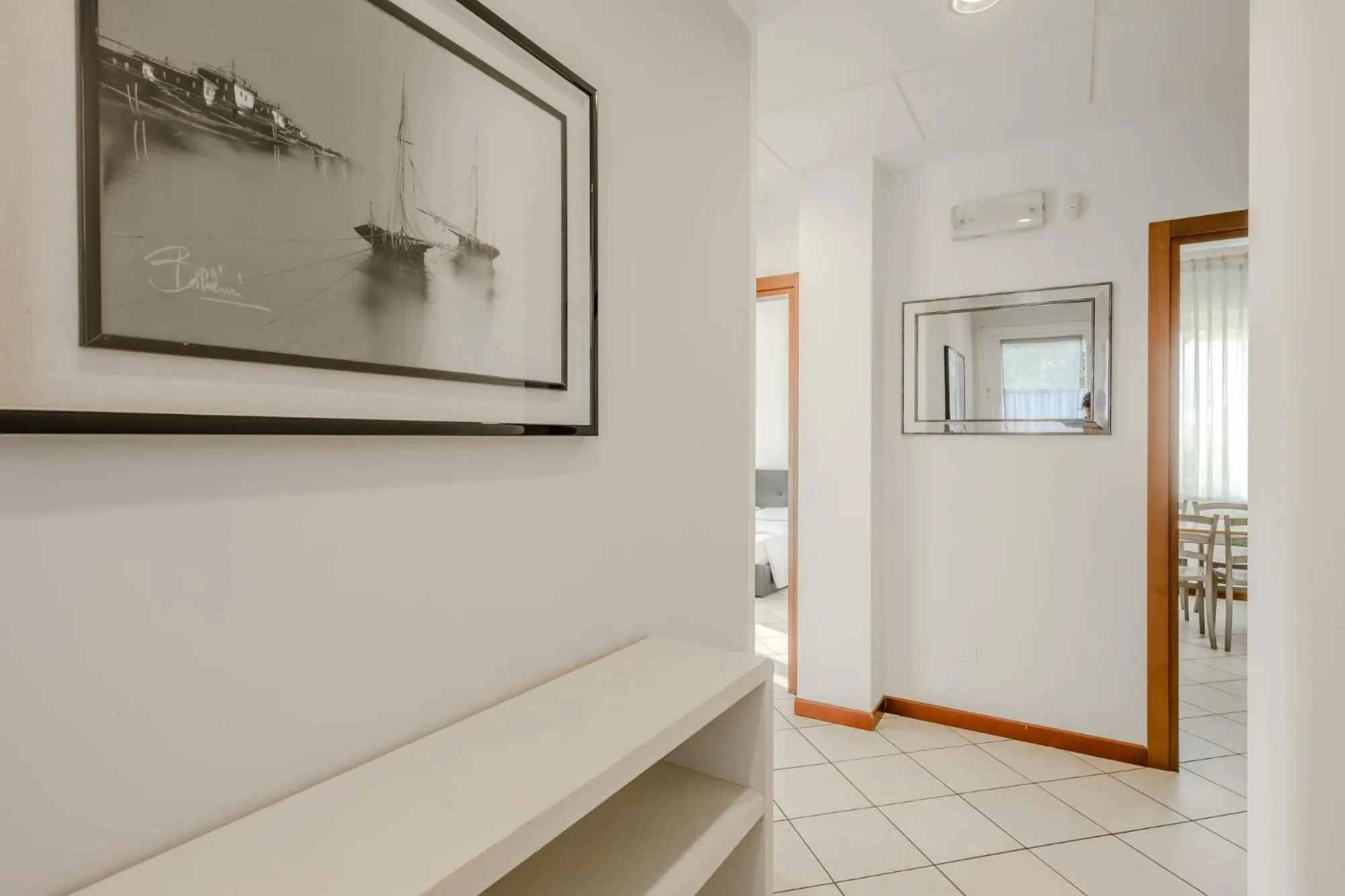 Decorative detail in Hotel Nuova Barcaccia