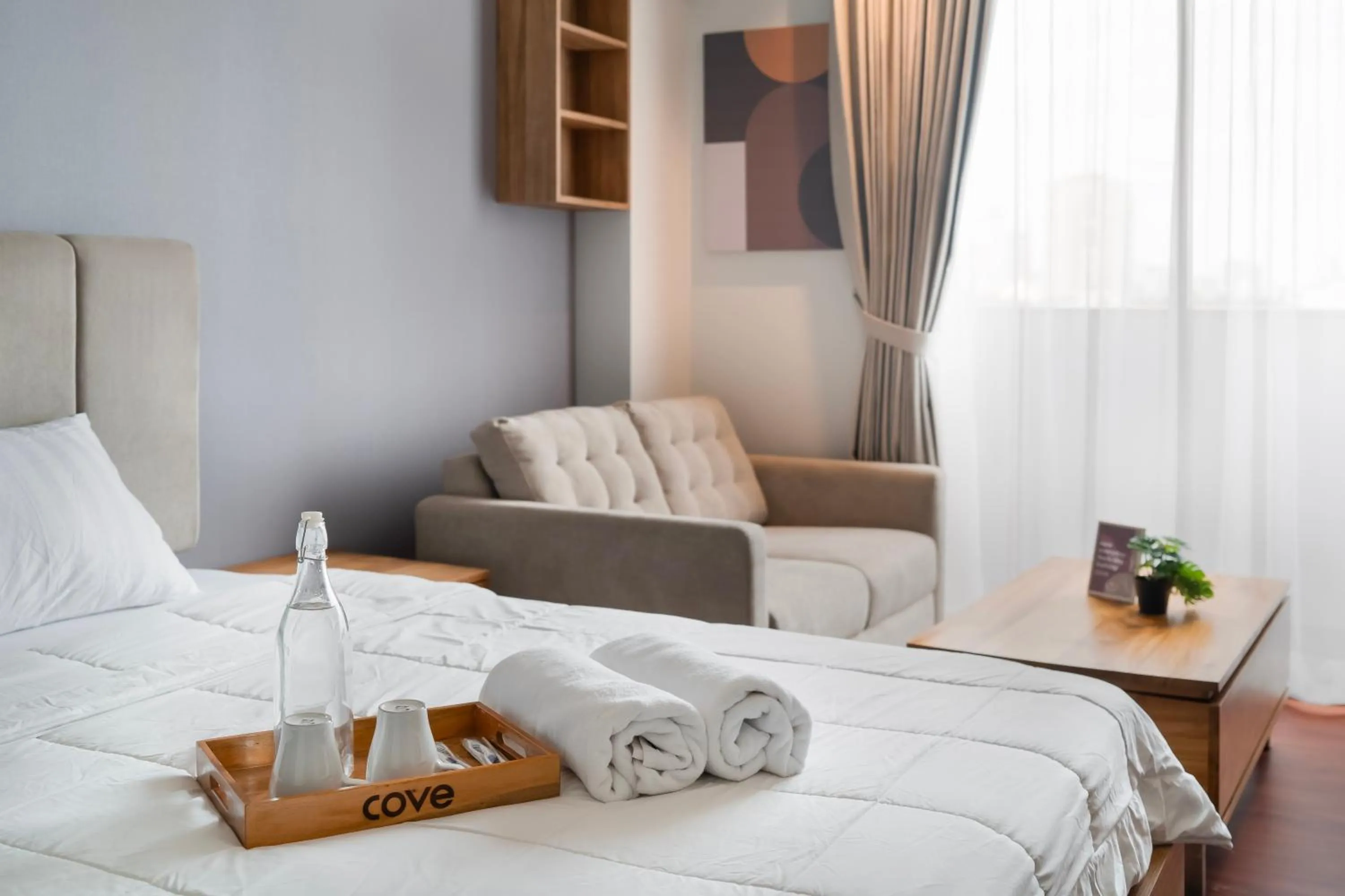 Bedroom, Bed in Cove Amartha