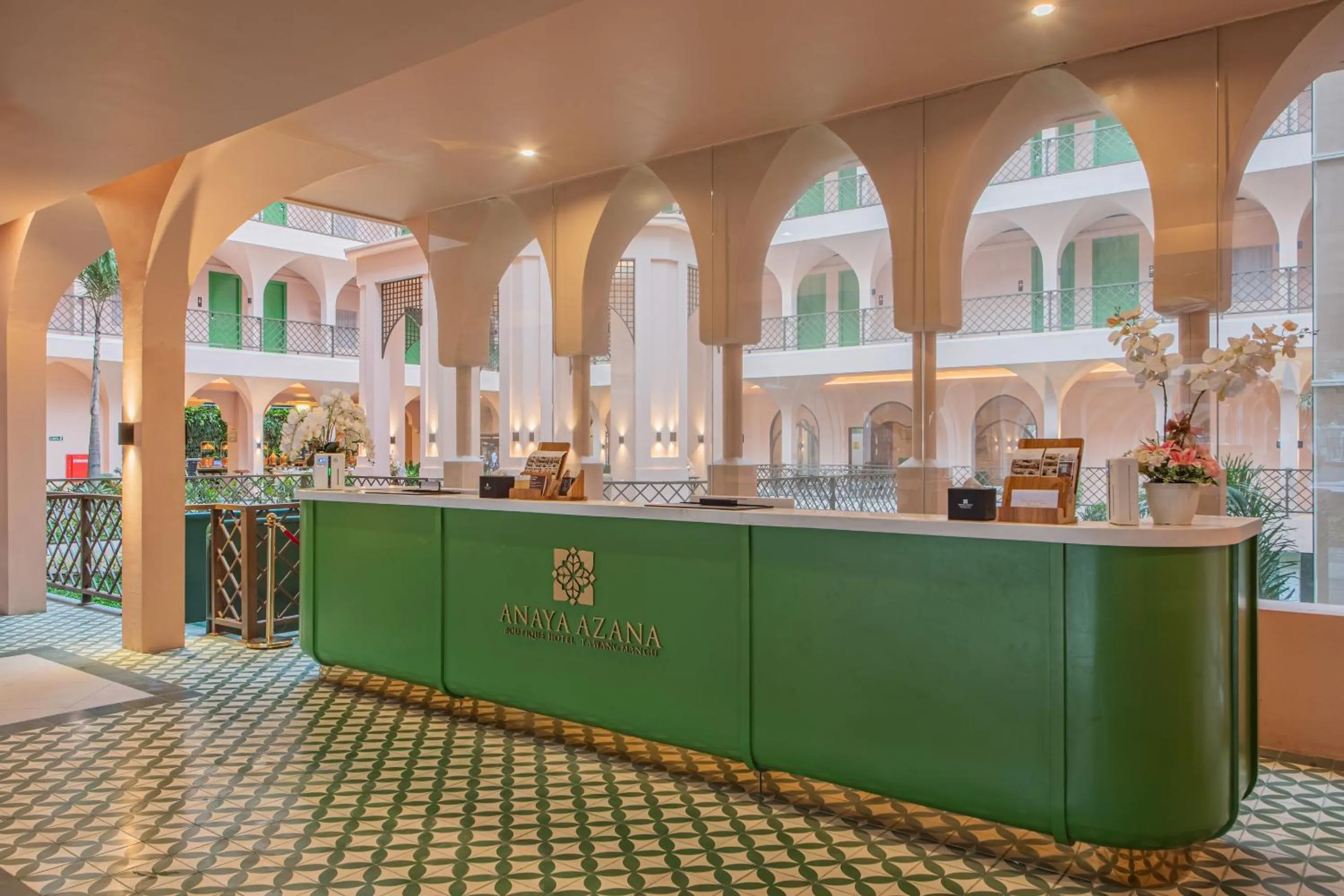 Lobby or reception in Anaya Azana Hotel & Villa Tawangmangu