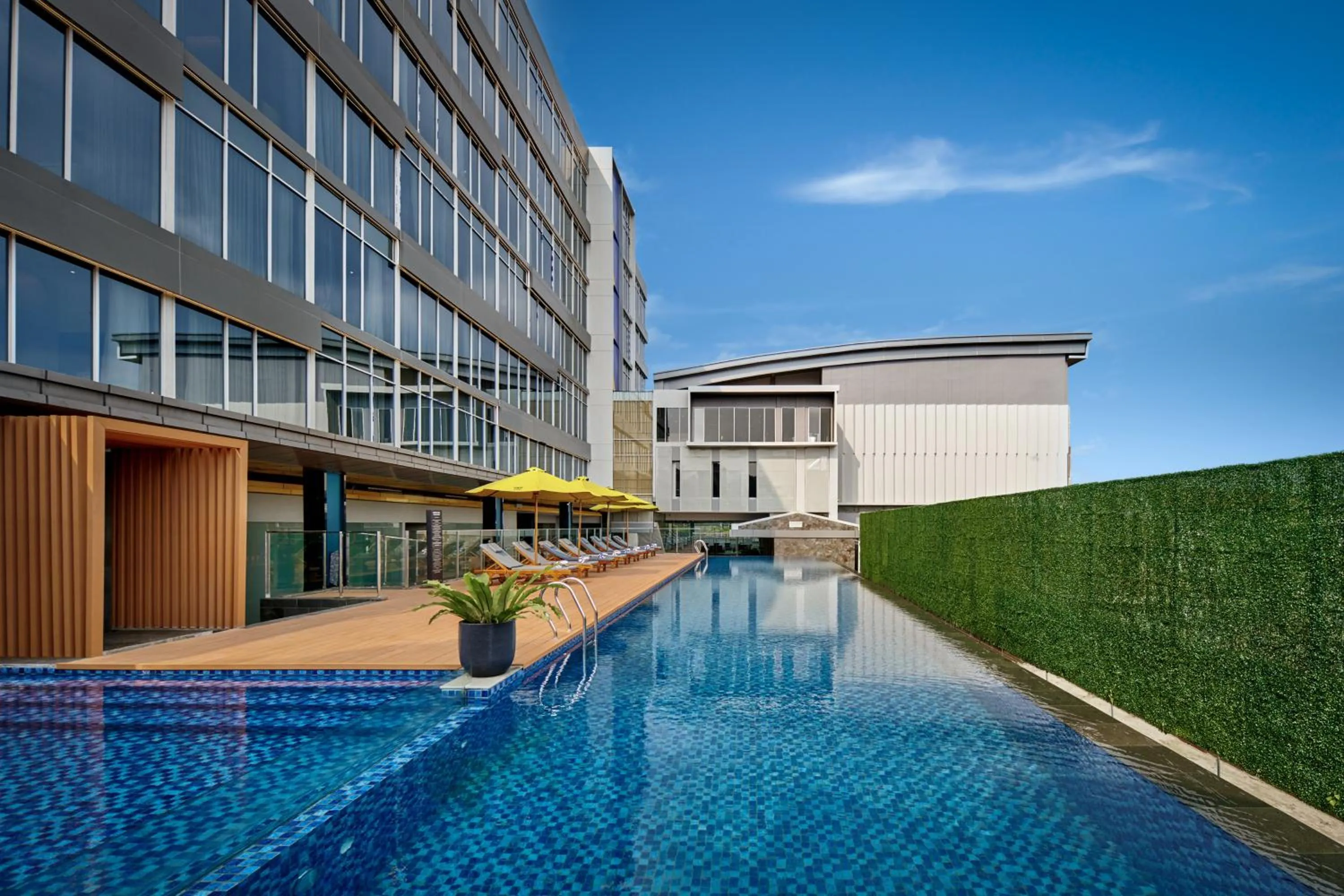 Swimming pool in voco Bandung Setiabudi by IHG