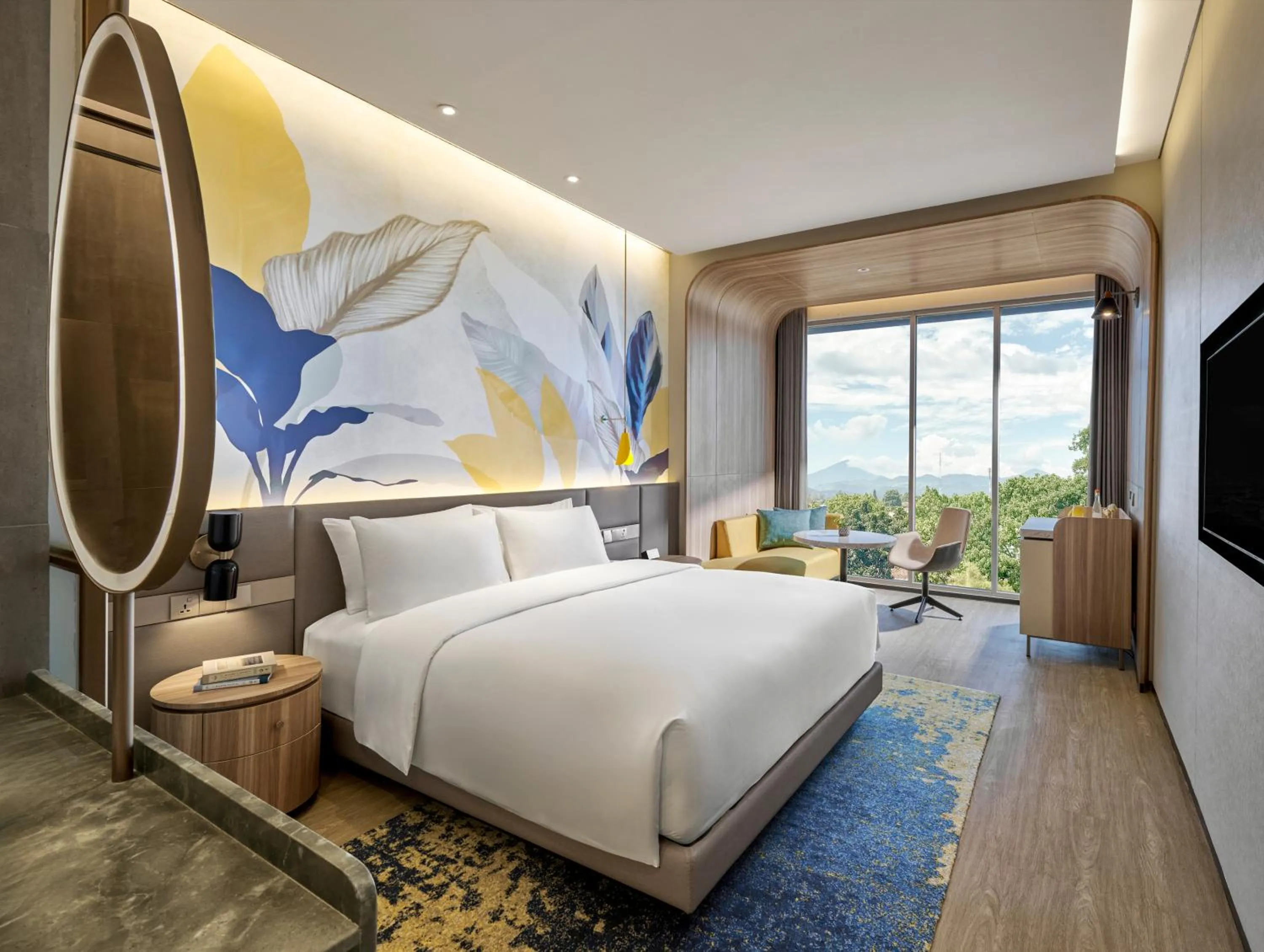 View (from property/room), Bed in voco Bandung Setiabudi by IHG