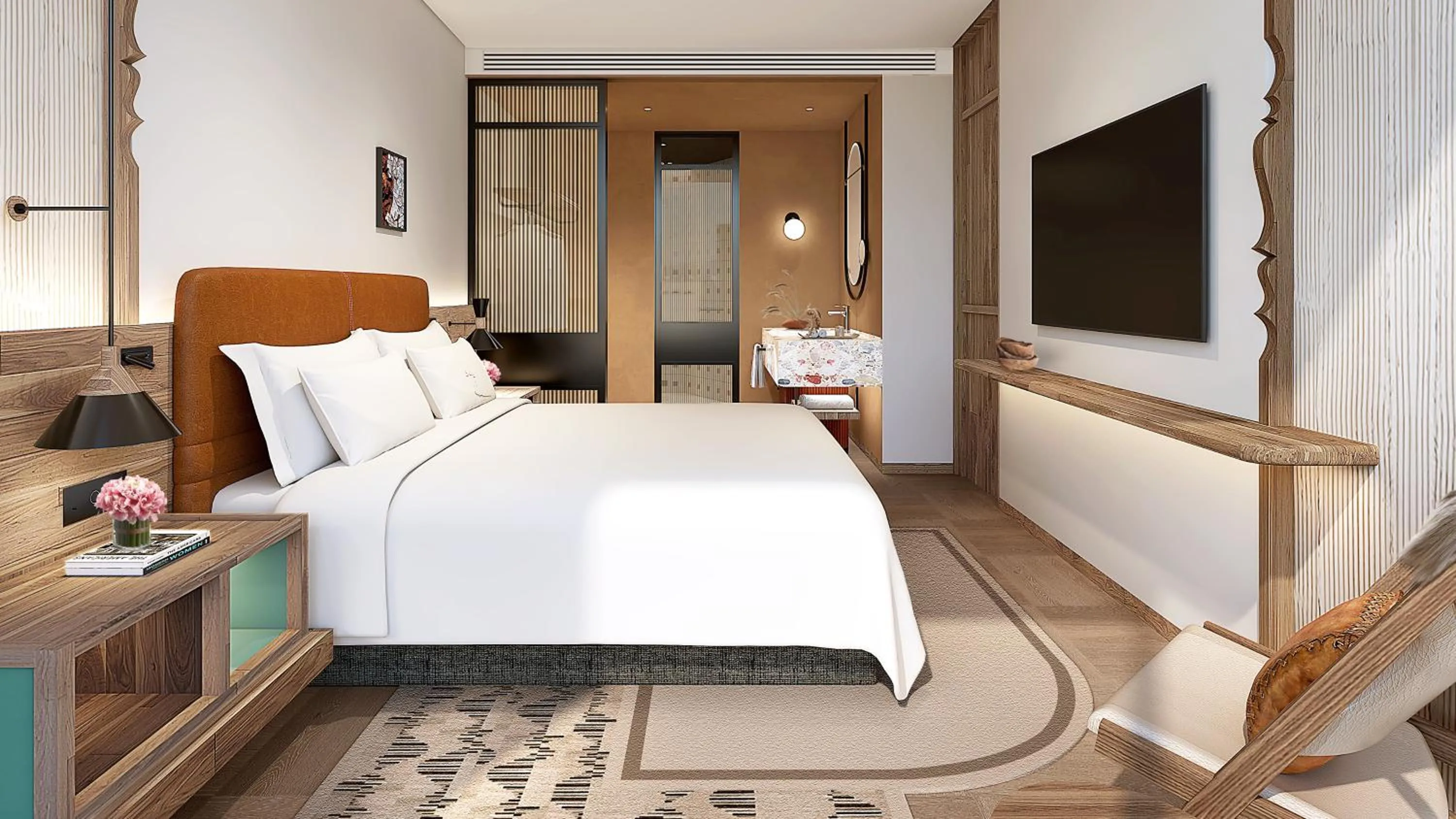 Photo of the whole room, Bed in Holiday Inn Resort Kanas Hemu by IHG