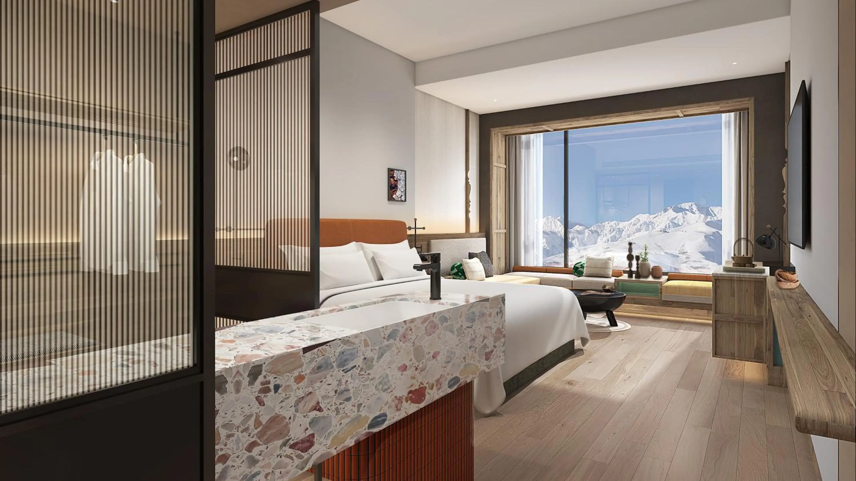 Photo of the whole room, Bed in Holiday Inn Resort Kanas Hemu by IHG