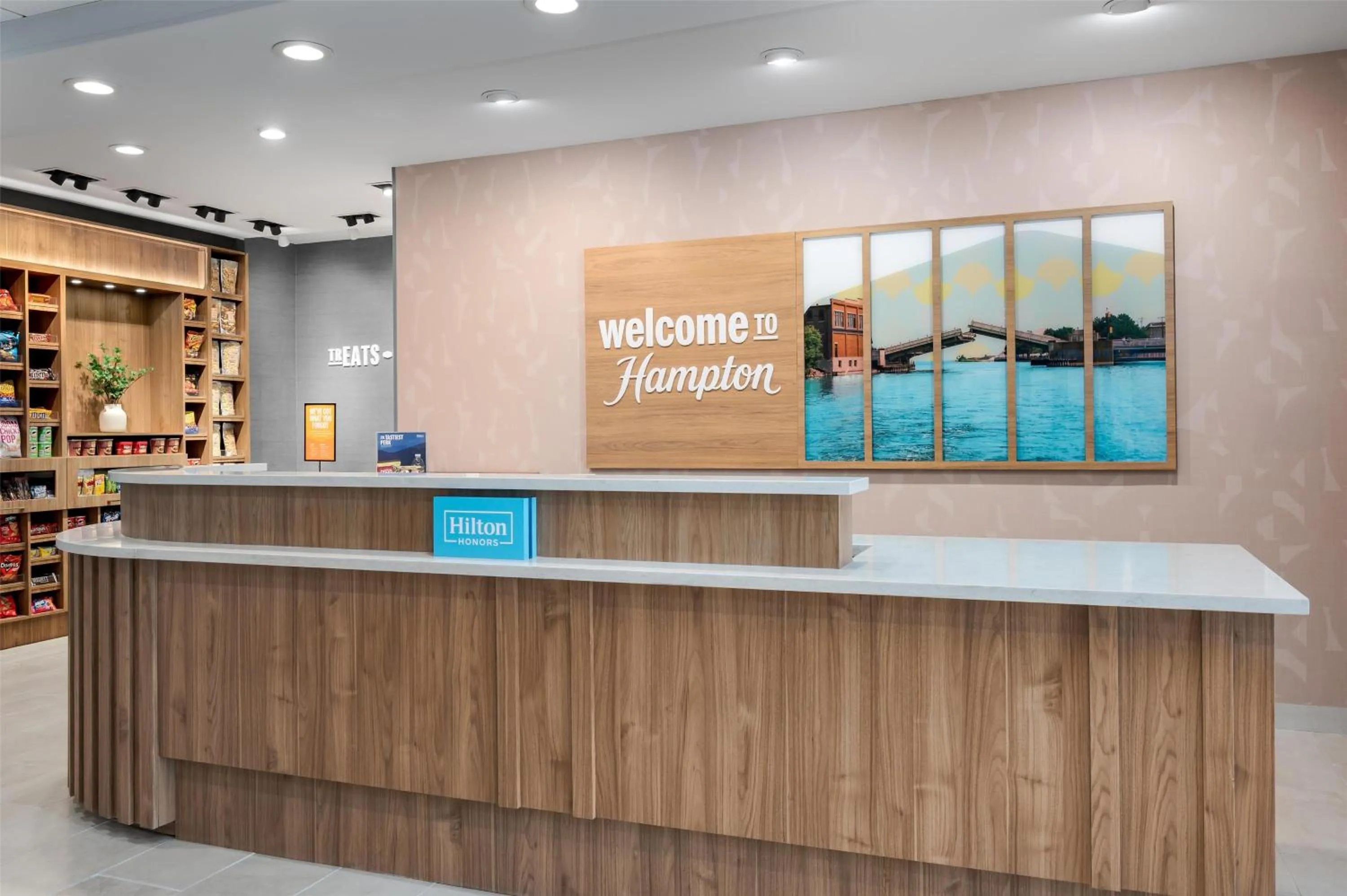 Lobby or reception in Hampton Inn & Suites Alpena