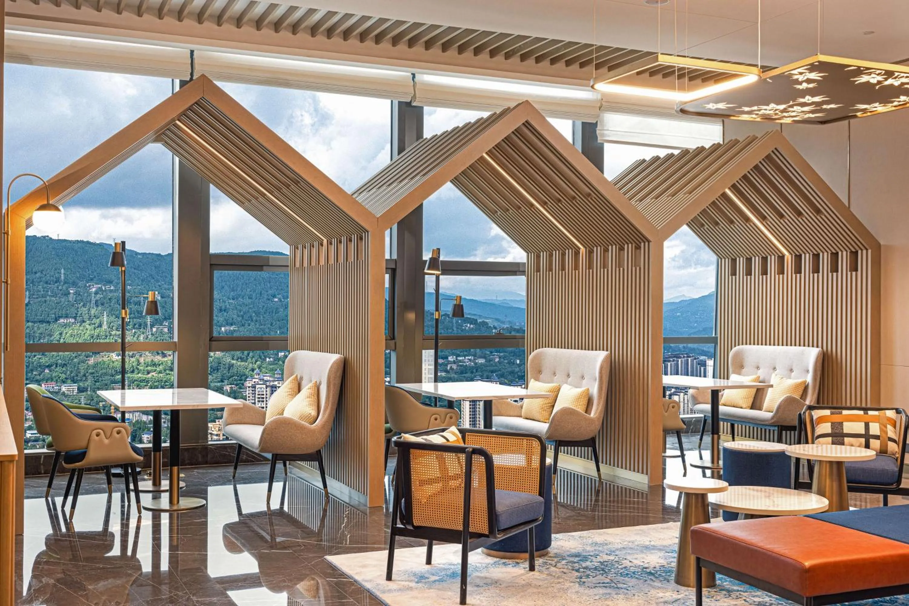 Lobby or reception in Hilton Garden Inn Bazhong Bazhou