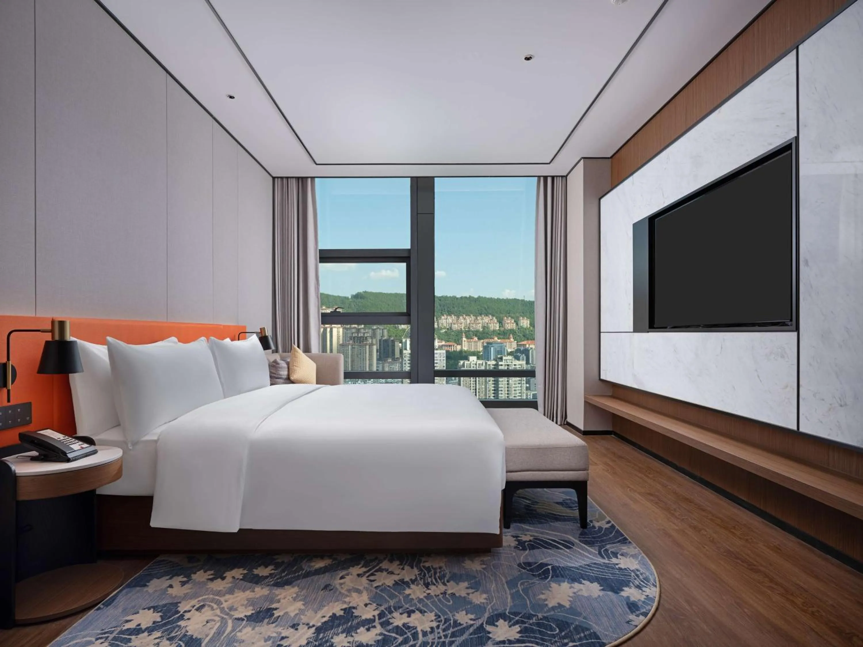 Bed in Hilton Garden Inn Bazhong Bazhou