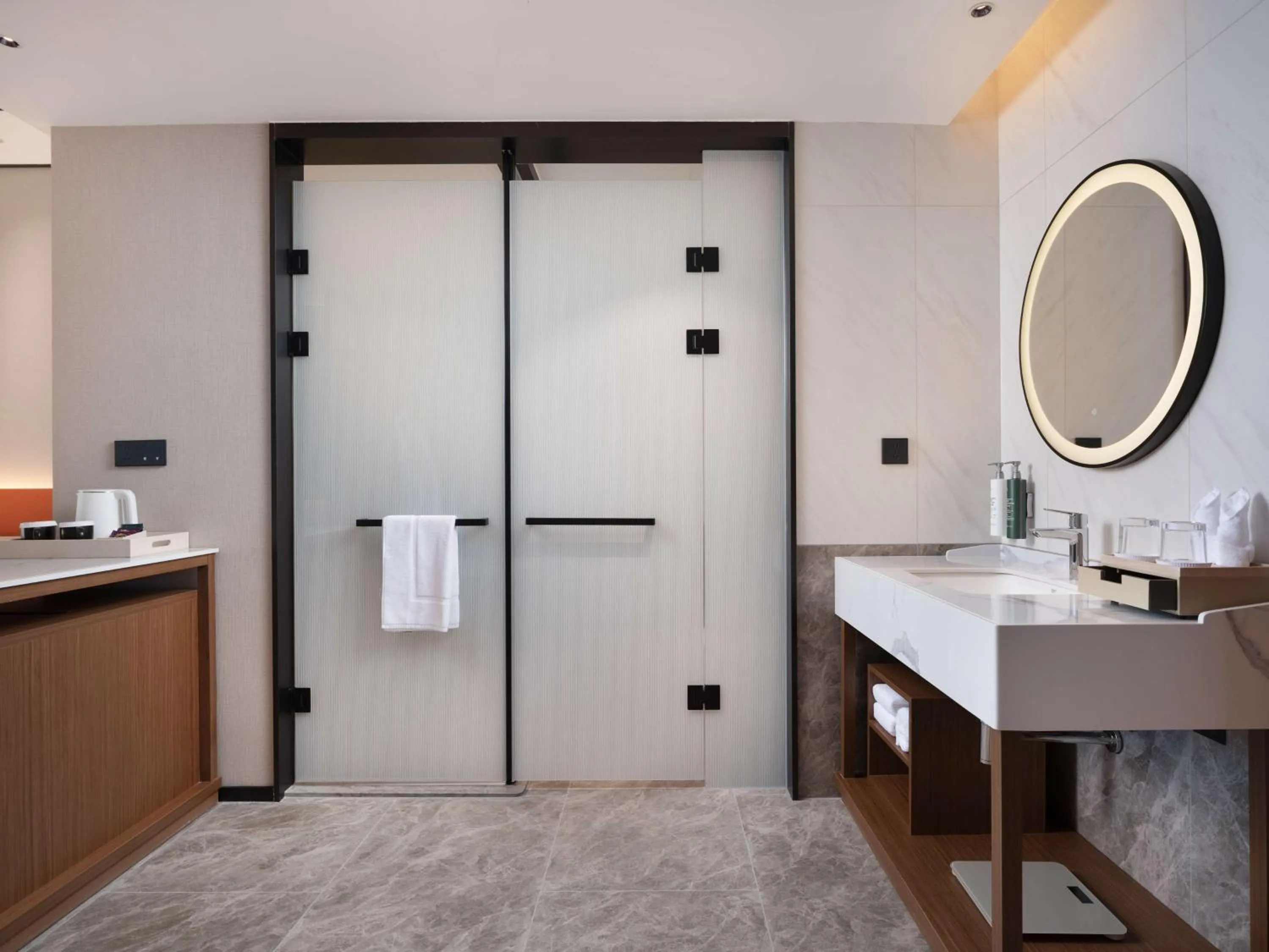 Bathroom in Hilton Garden Inn Bazhong Bazhou