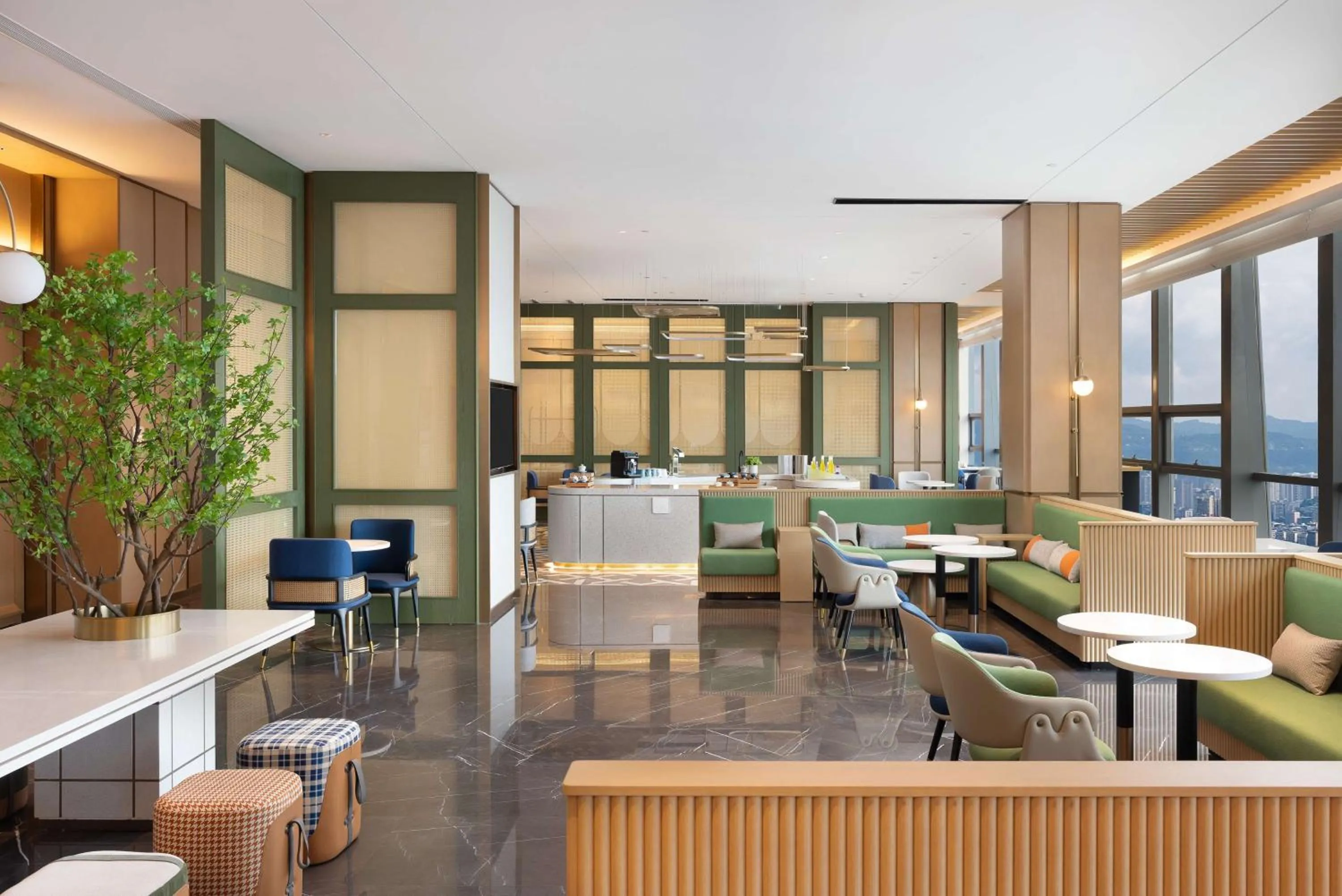 Lobby or reception in Hilton Garden Inn Bazhong Bazhou