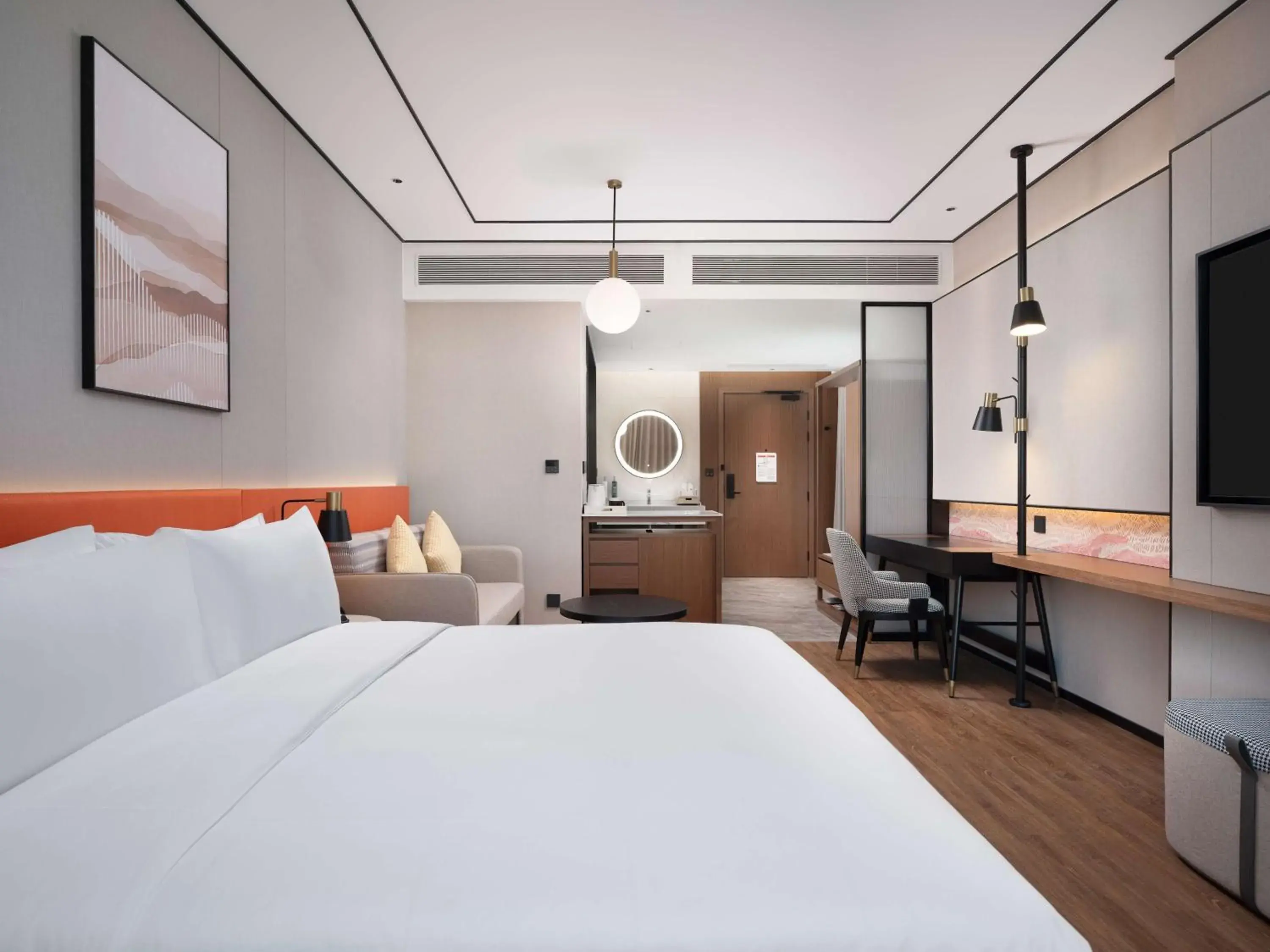 King Room with River View in Hilton Garden Inn Bazhong Bazhou King Room with River View in Hilton Garden Inn Bazhong Bazhou