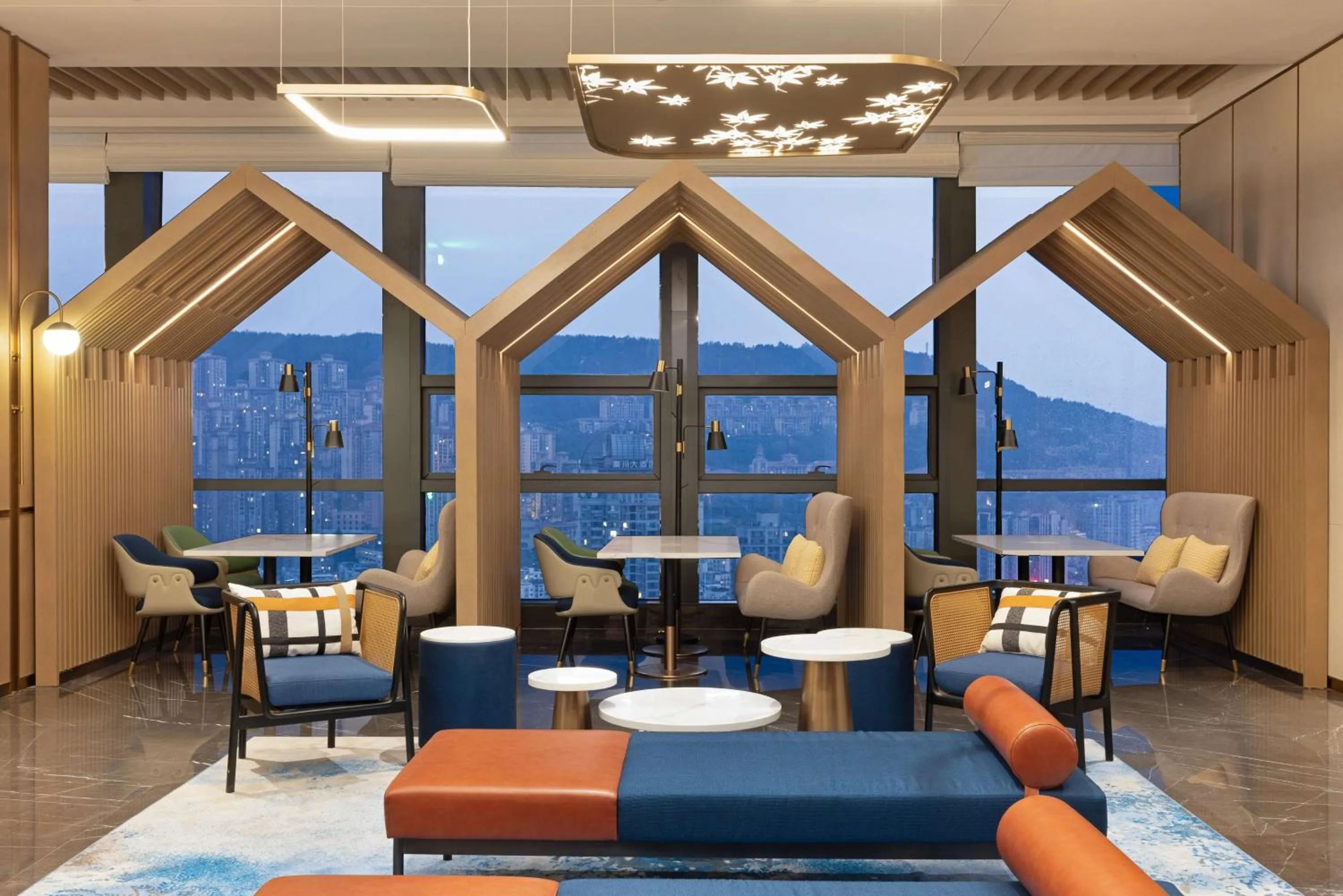 Lobby or reception in Hilton Garden Inn Bazhong Bazhou