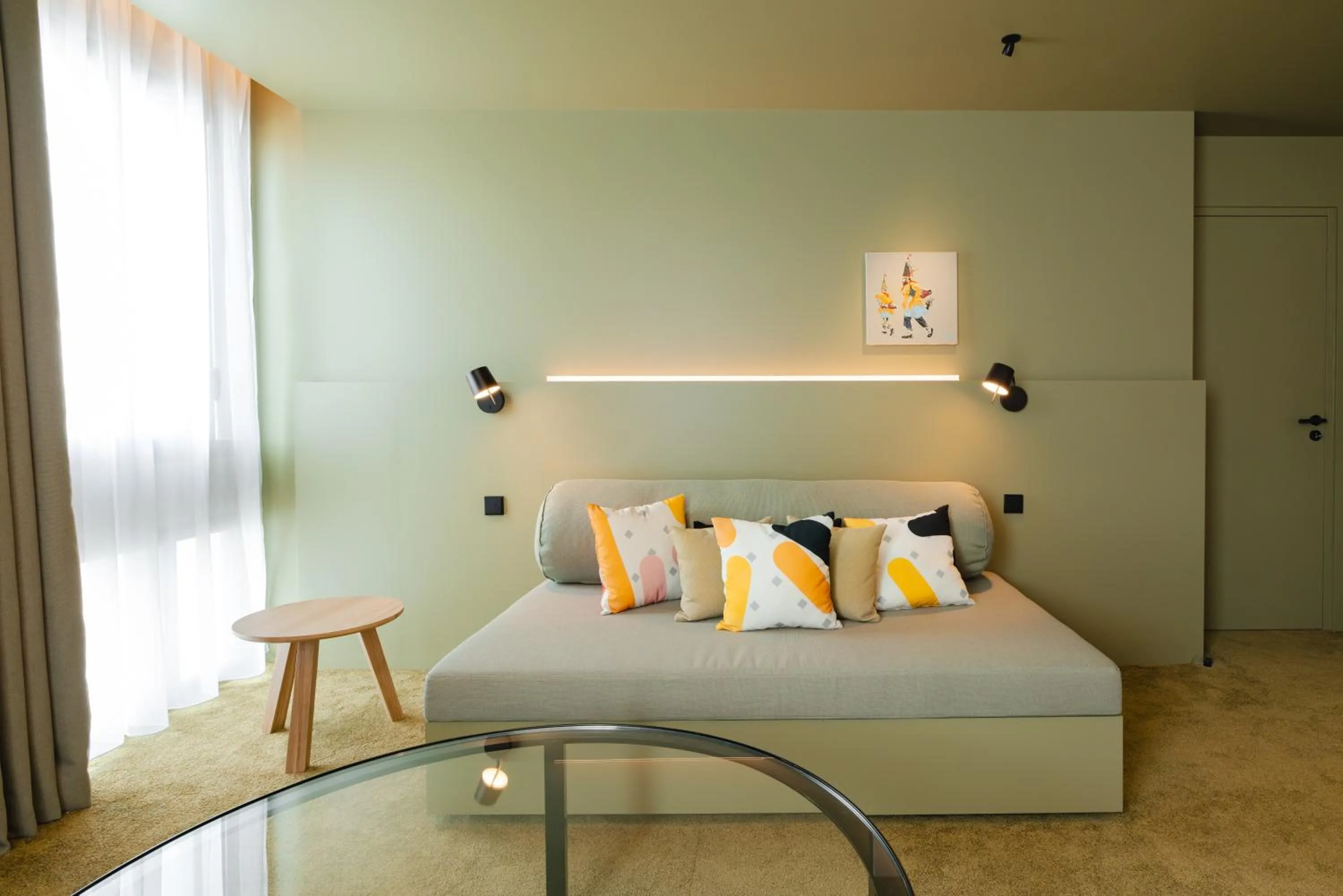 Bed in Bizipoz Hôtel