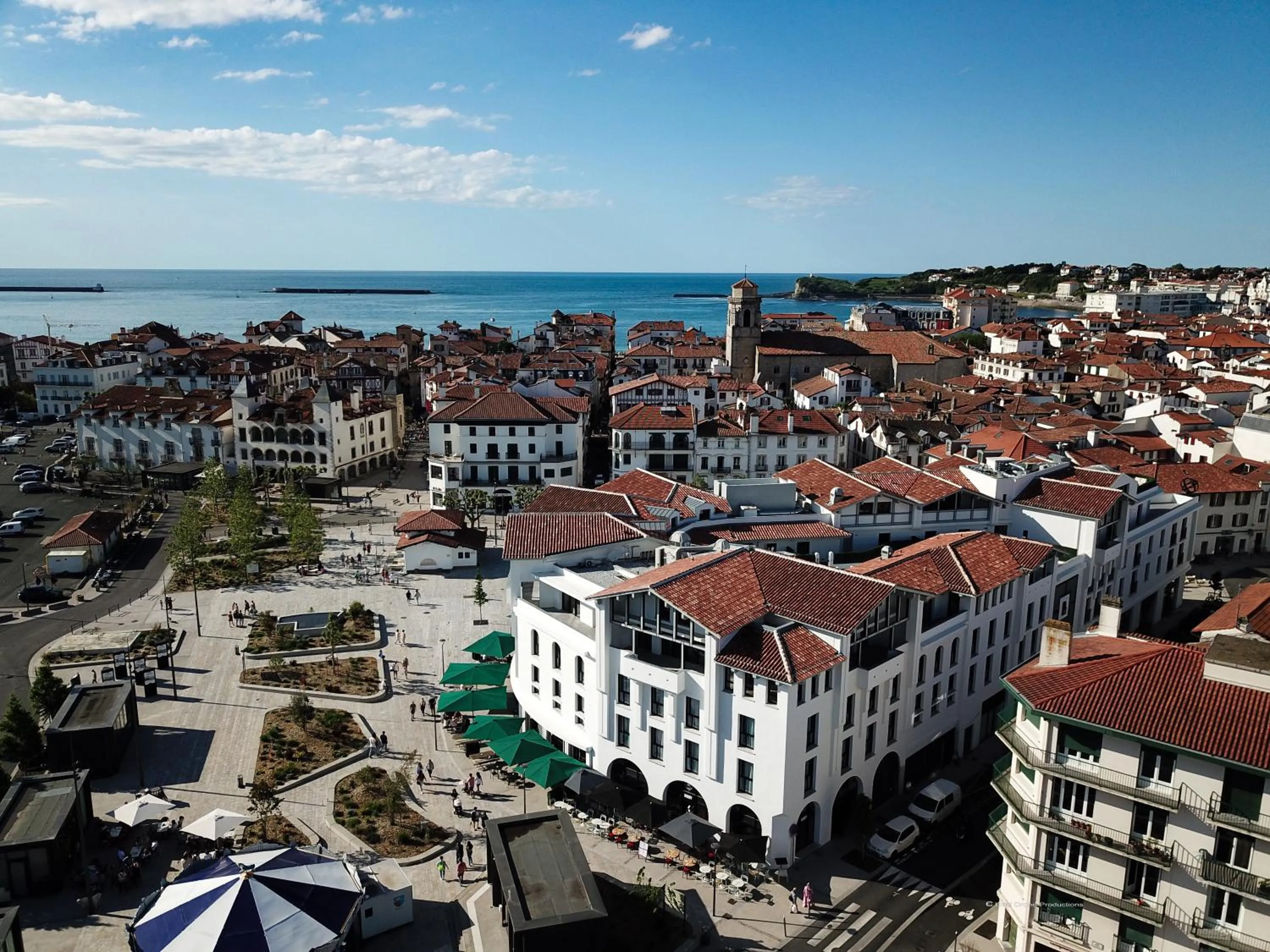 Bird's eye view in Bizipoz Hôtel