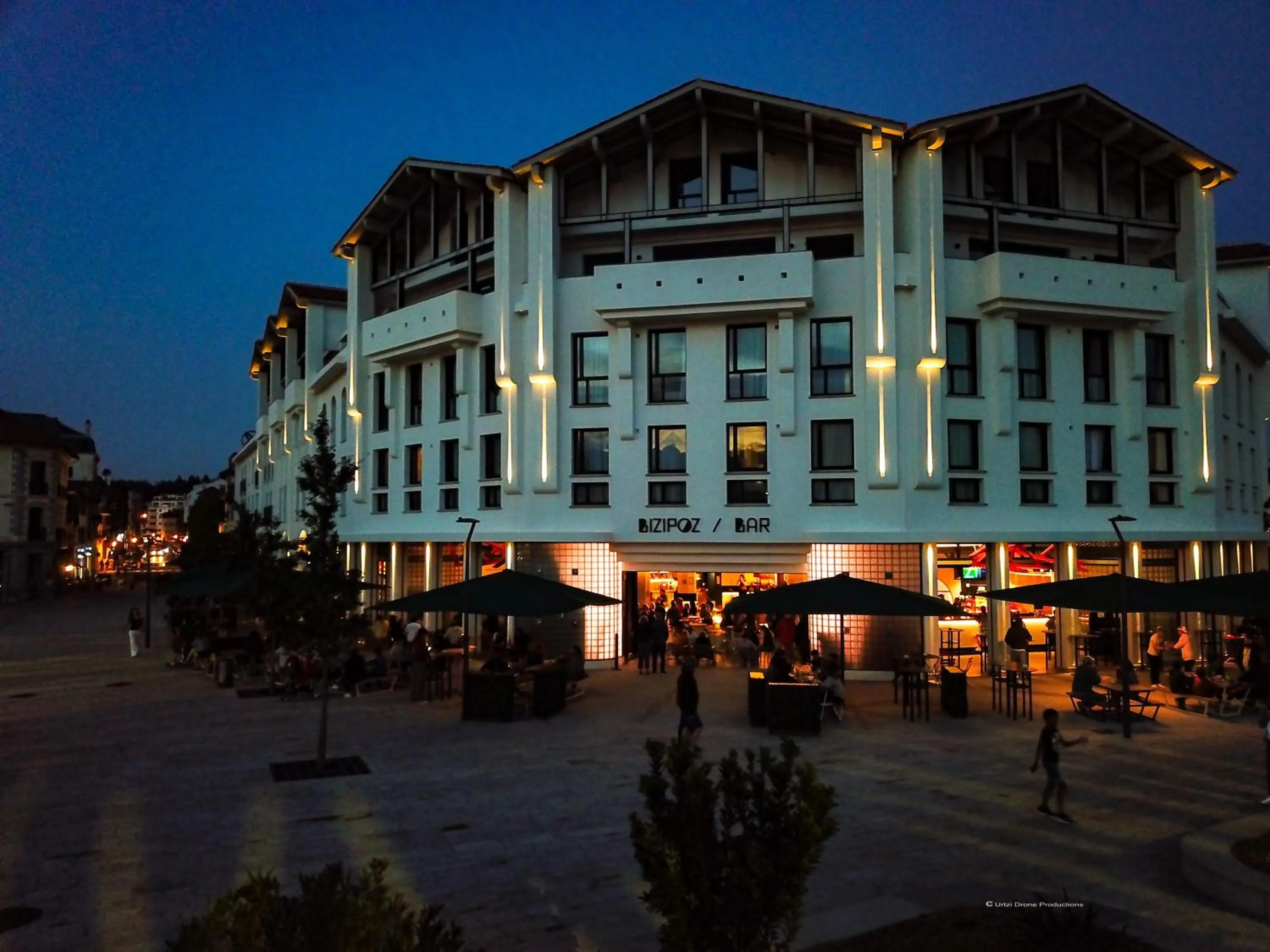 Bird's eye view in Bizipoz Hôtel
