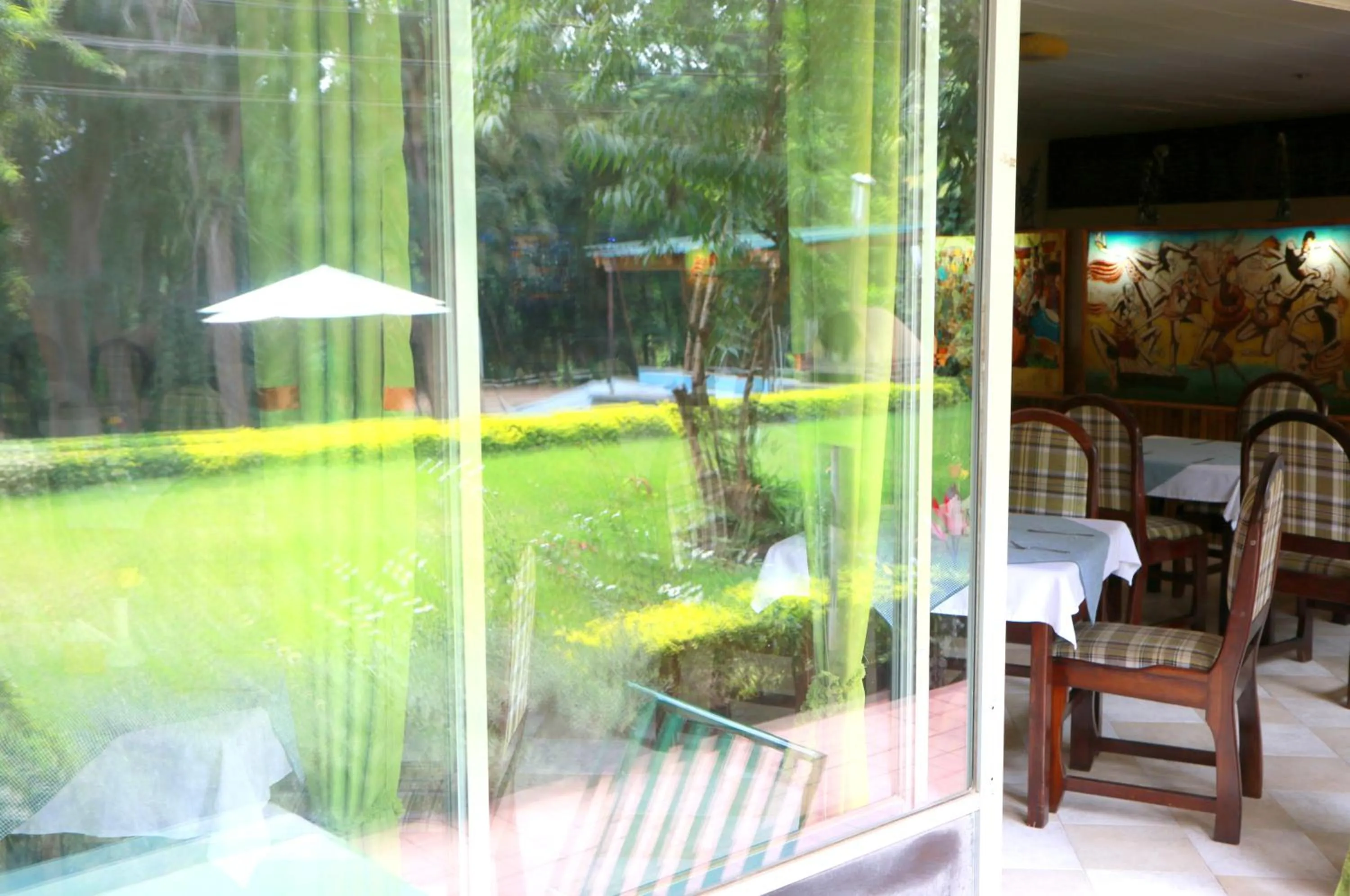 Garden view in Equator Hotel