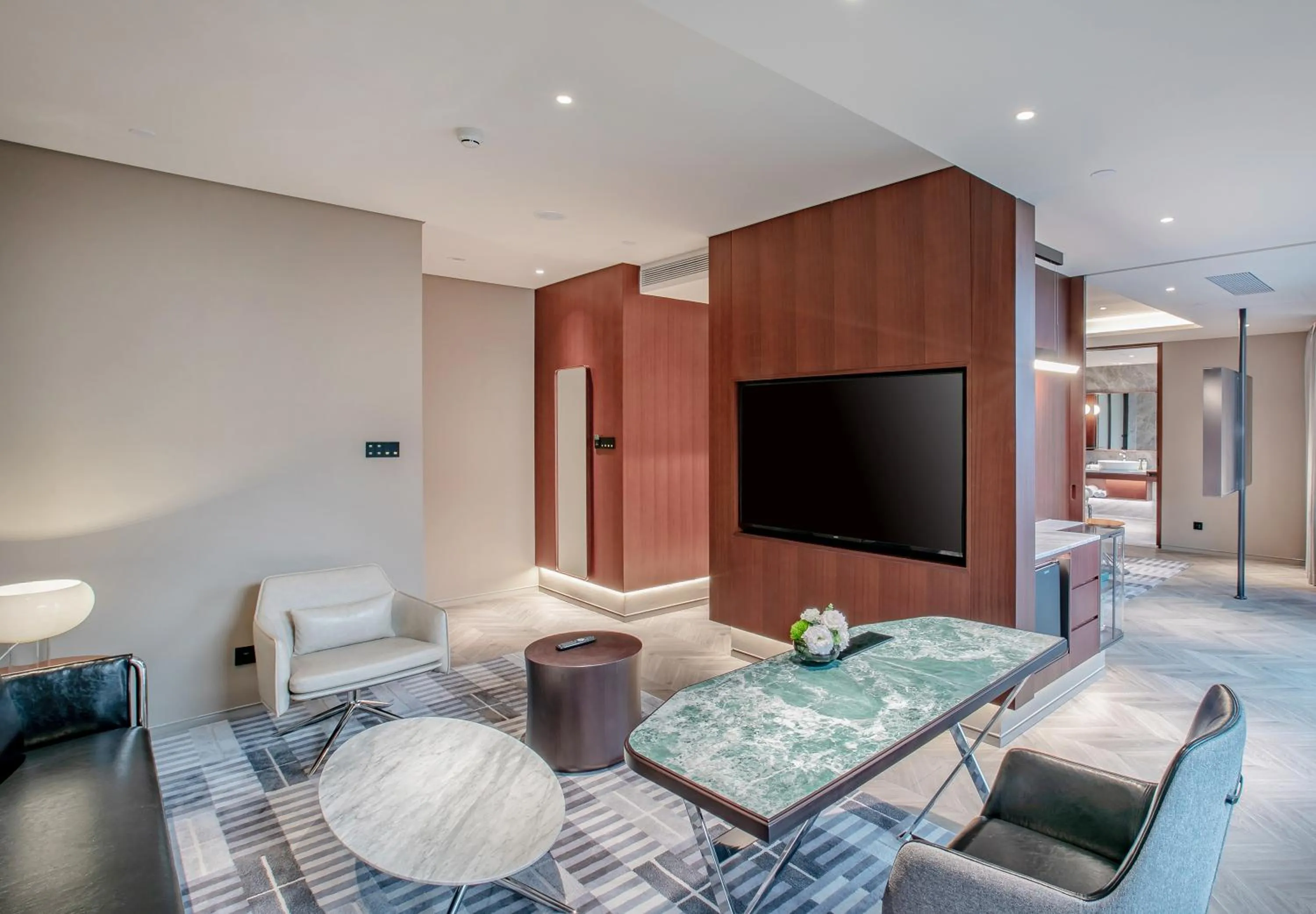 Living room, Bed in MaxX By Steigenberger Shanghai,Hongqiao