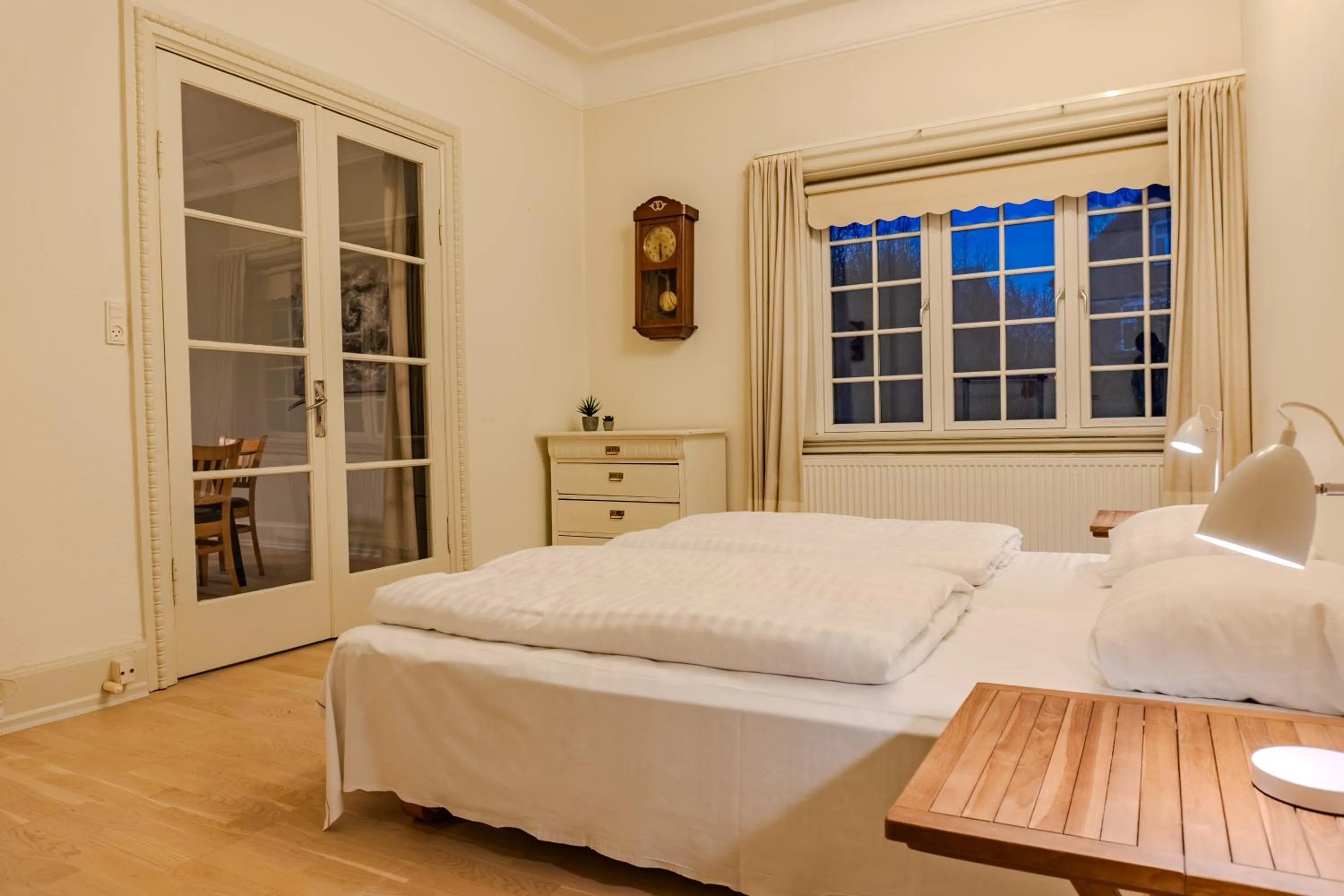 Bed in Villa Apartments Viborg