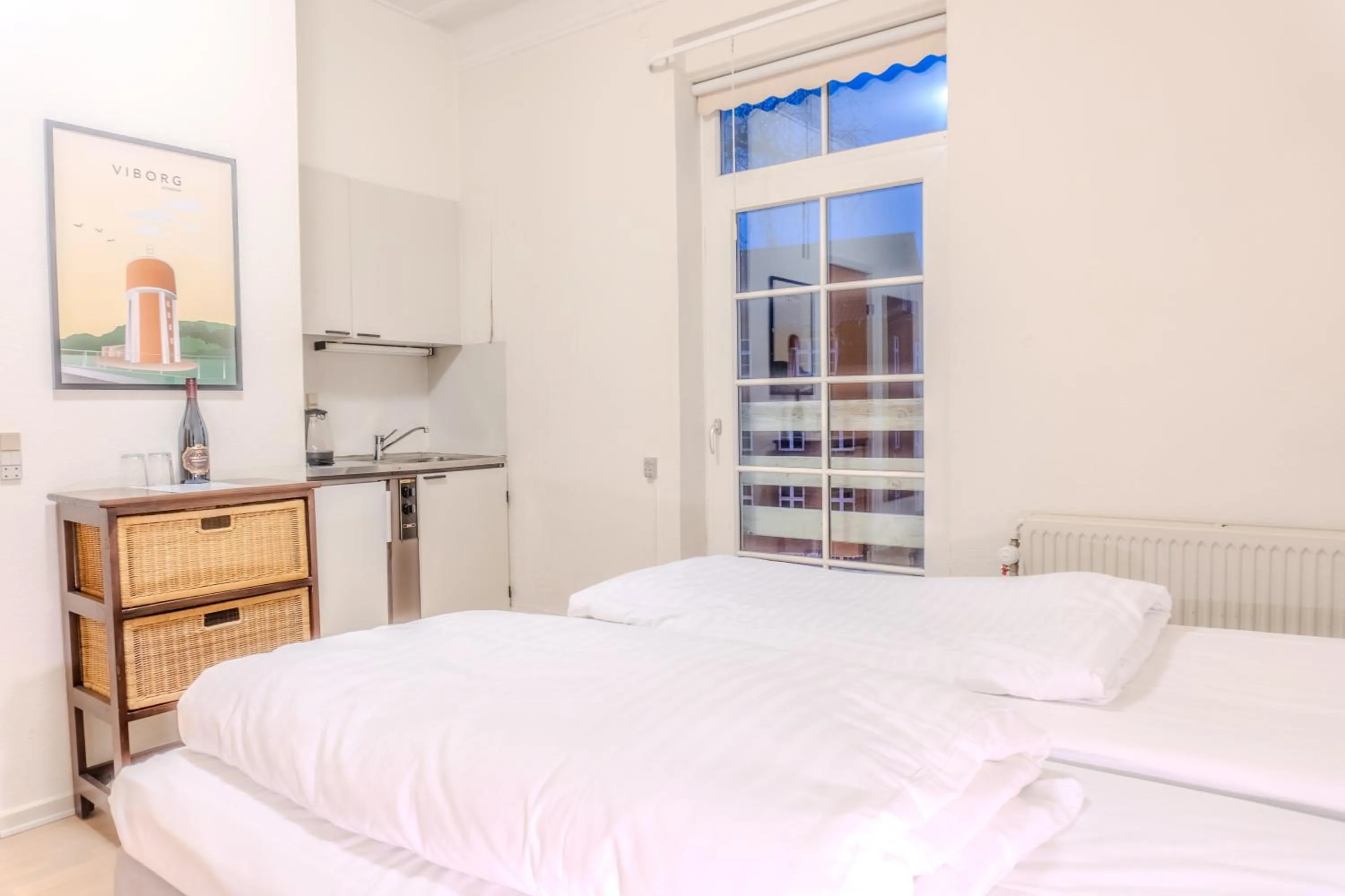 Bed in Villa Apartments Viborg