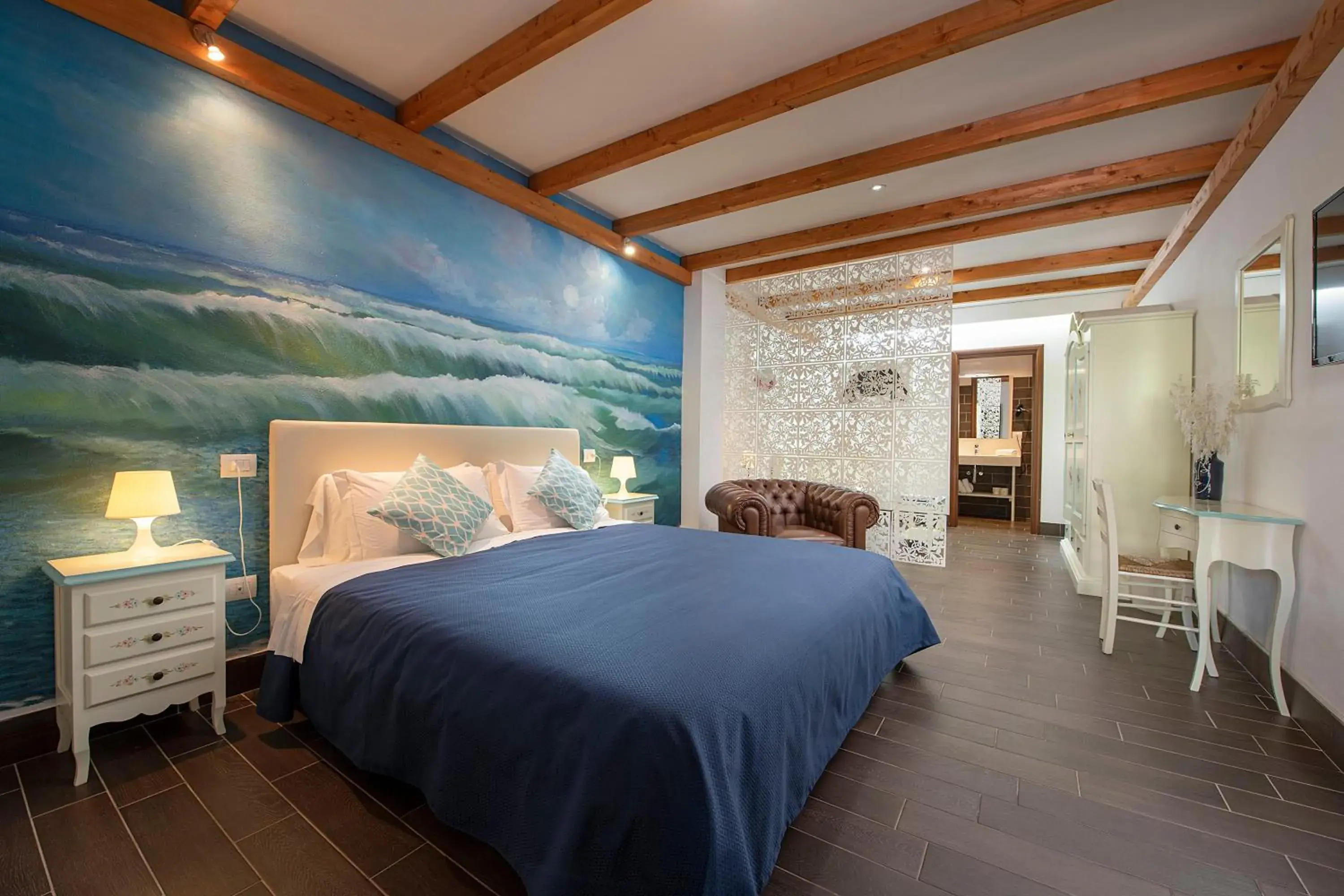 Superior Quadruple Room in Hotel Rurale Orti di Nora & SPA Superior Quadruple Room in Hotel Rurale Orti di Nora & SPA