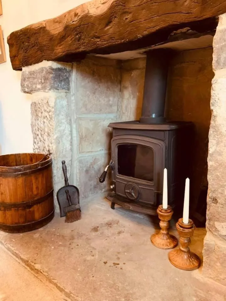 fireplace in Busfeild Arms