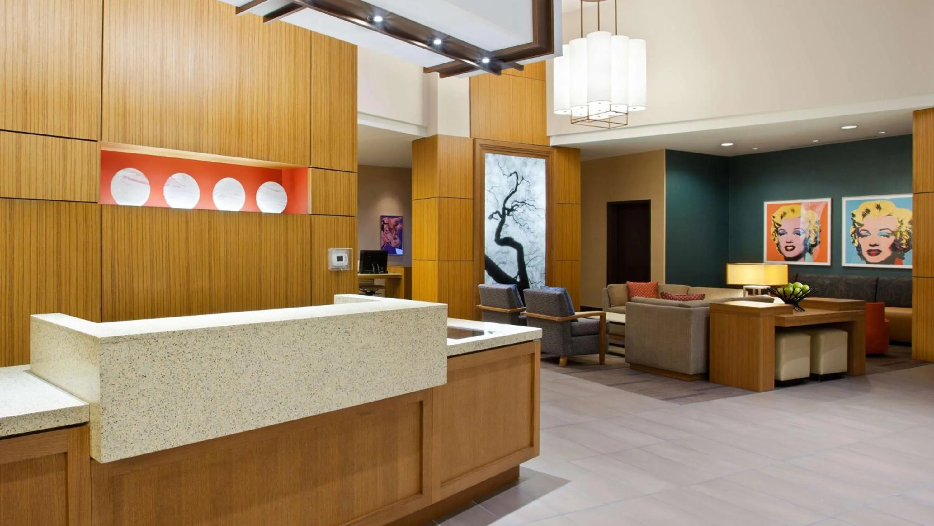 Lobby or reception in Hyatt Place at The Hollywood Casino Pittsburgh South