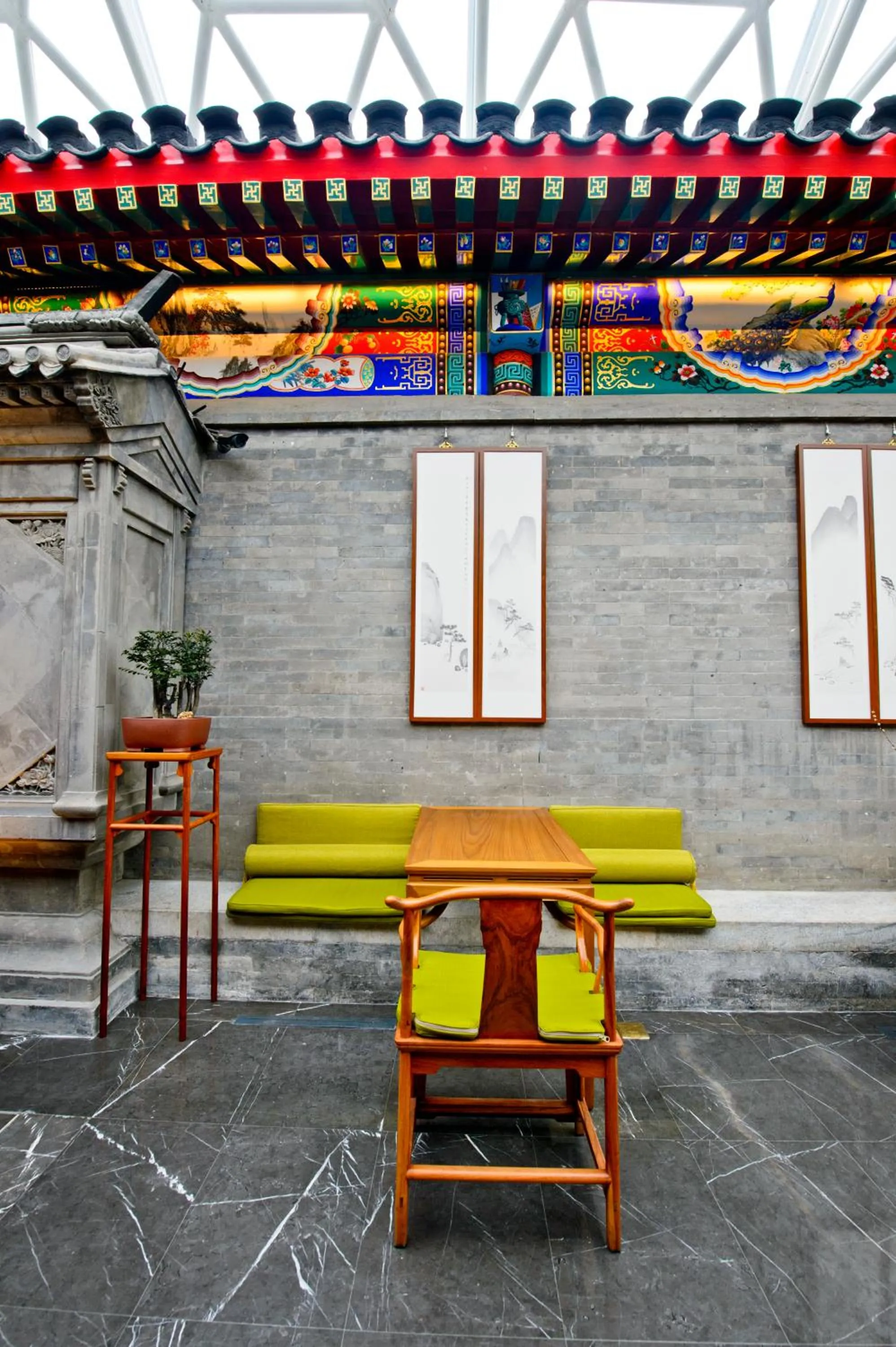 Lobby or reception in Cours Et Pavillons