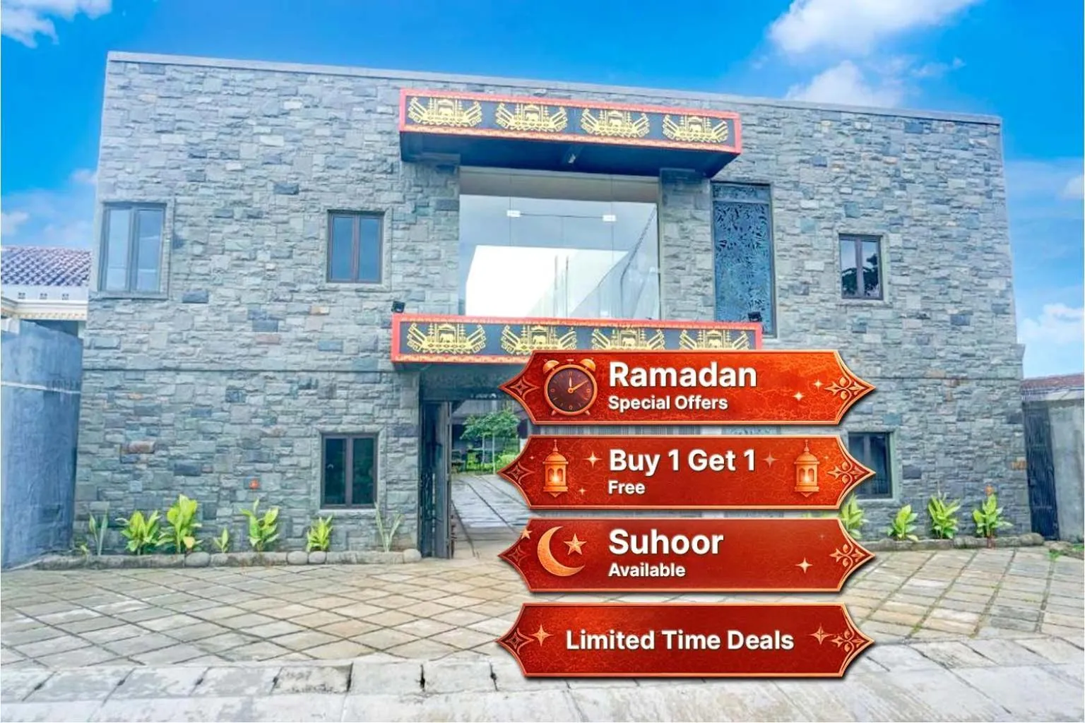 Property building in Hotel O Kedaton Near Rumah Sakit Advent Bandar Lampung Formerly Hotel Plain C Lake