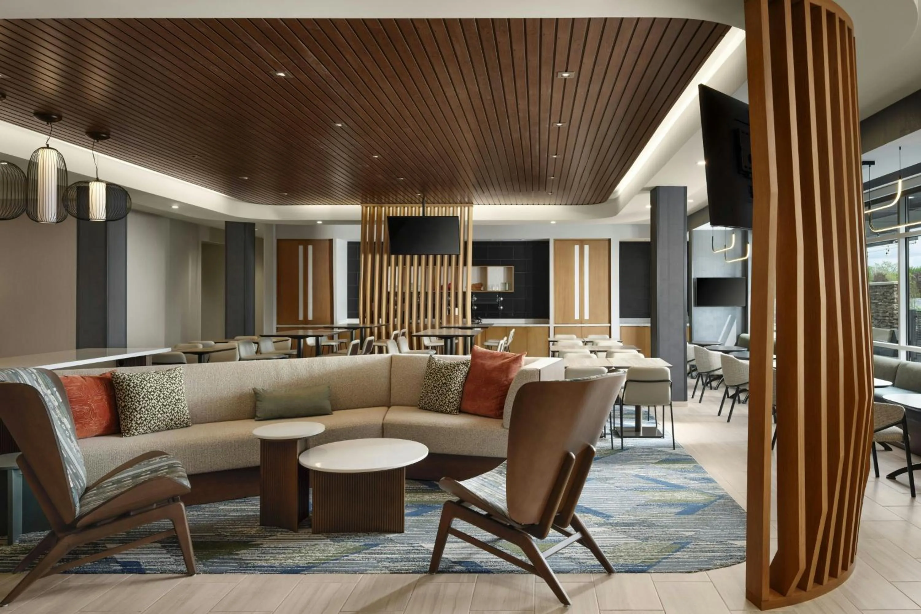 Lobby or reception in SpringHill Suites by Marriot Troy Dayton