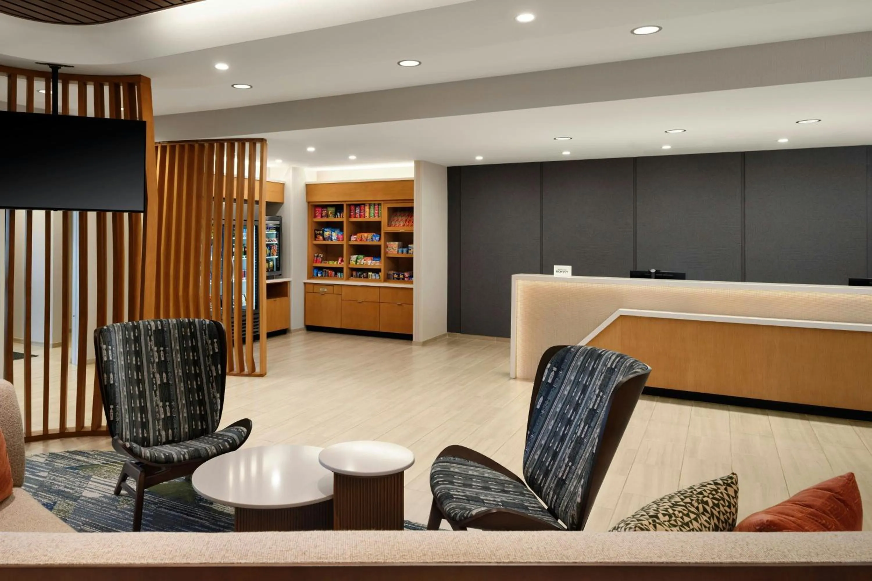 Lobby or reception in SpringHill Suites by Marriot Troy Dayton