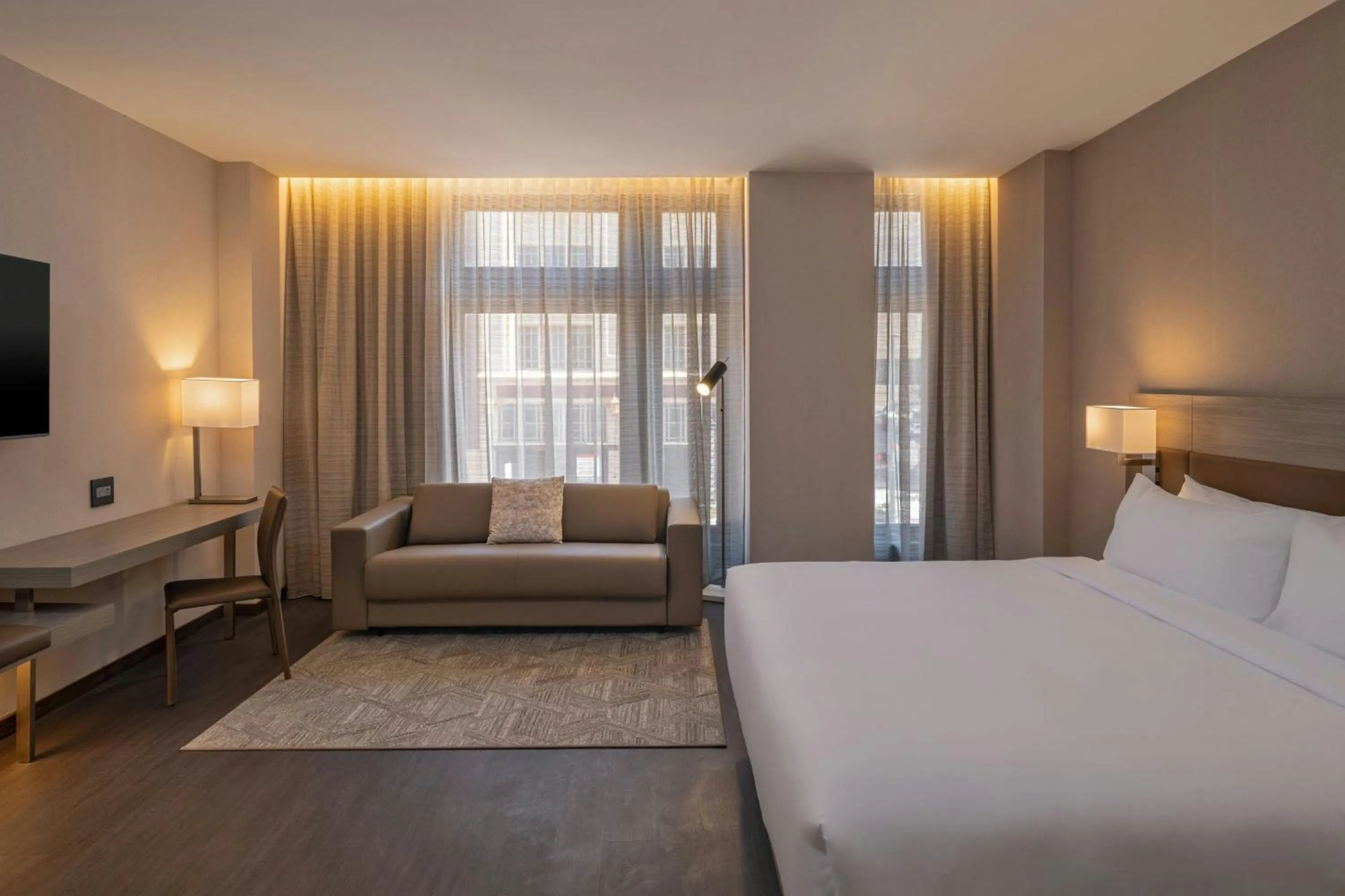 Photo of the whole room, Bed in AC Hotel by Marriott Wichita Downtown