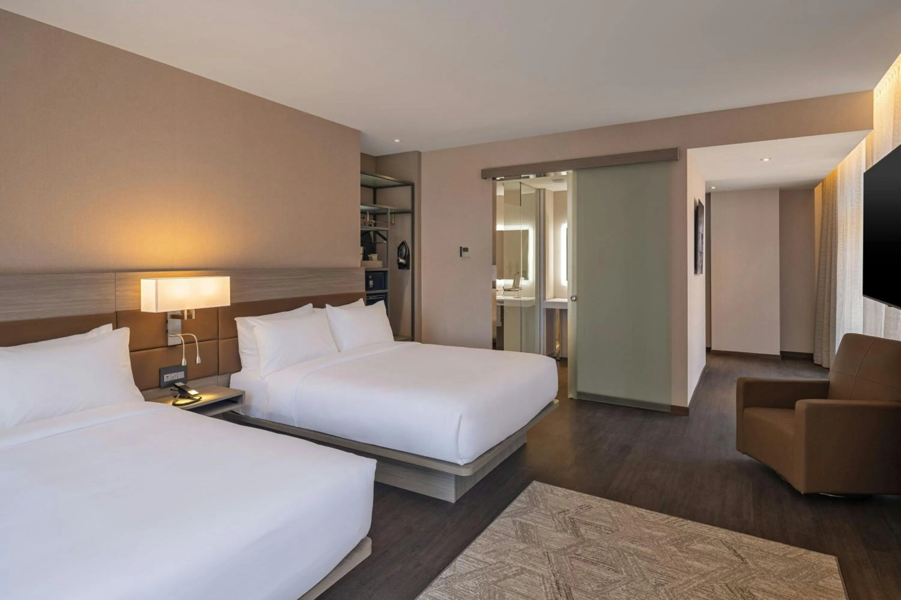 Photo of the whole room, Bed in AC Hotel by Marriott Wichita Downtown