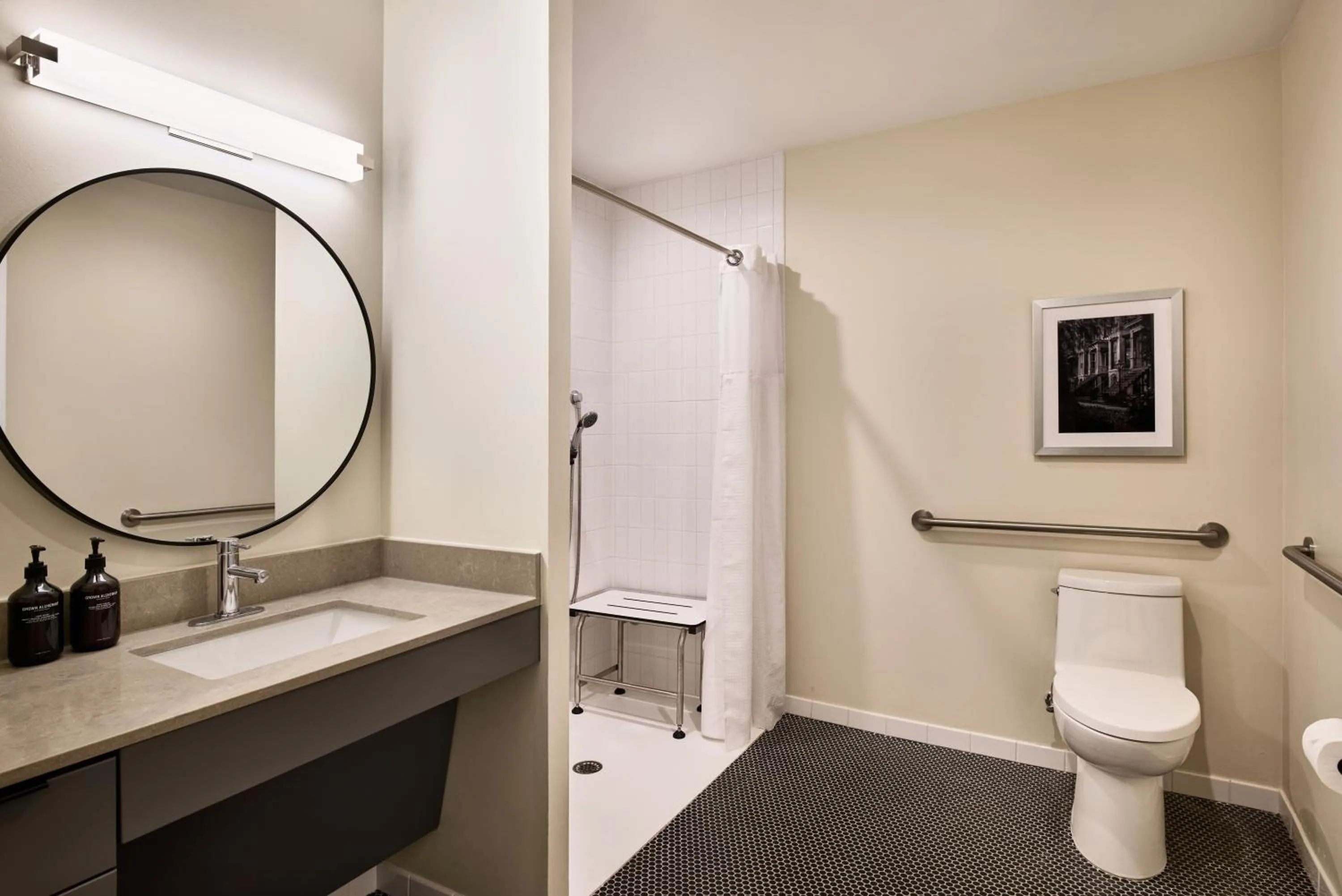 Shower in The Ann Savannah, Apartments by Marriott Bonvoy