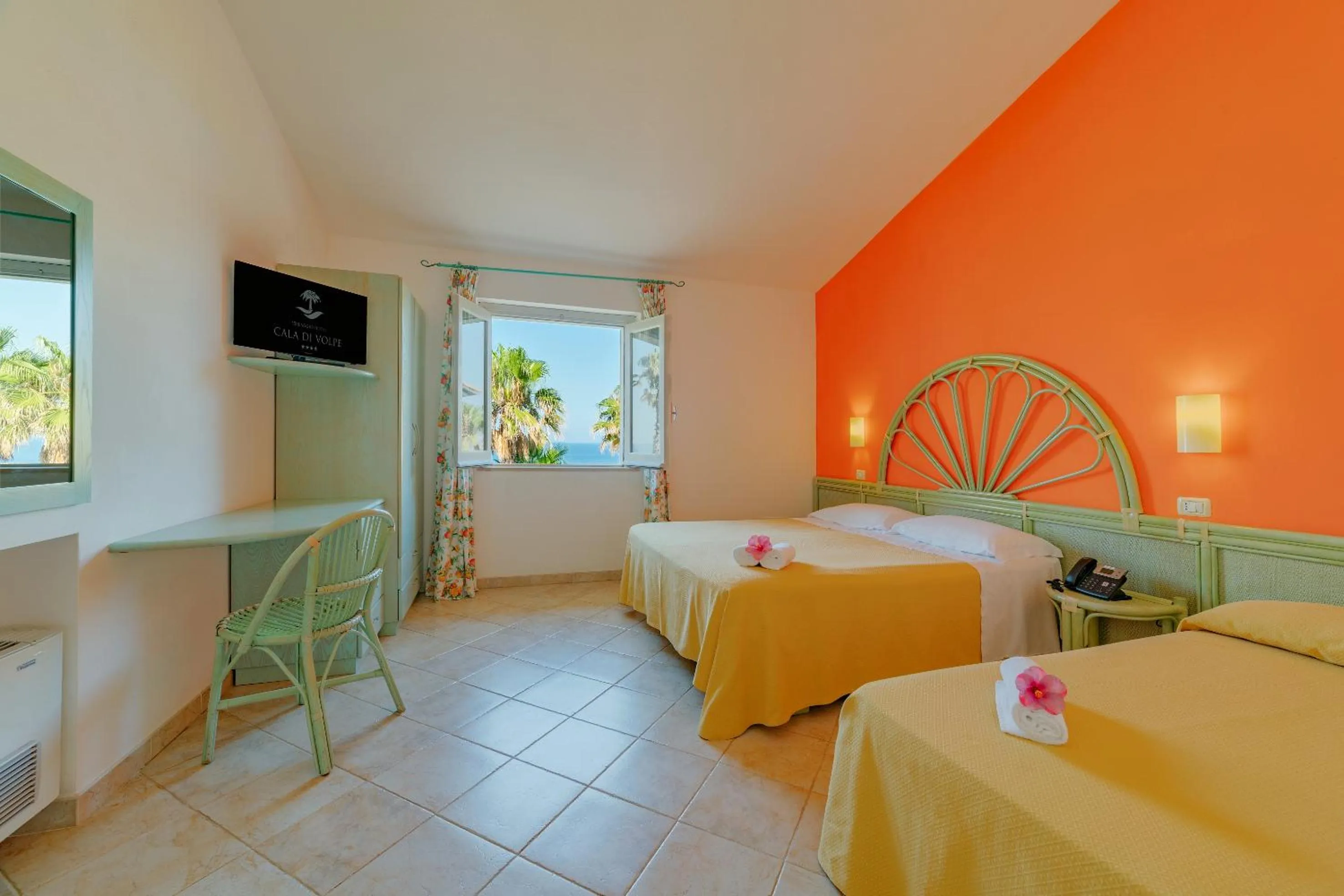 Bedroom, Bed in Hotel Villaggio Cala Di Volpe