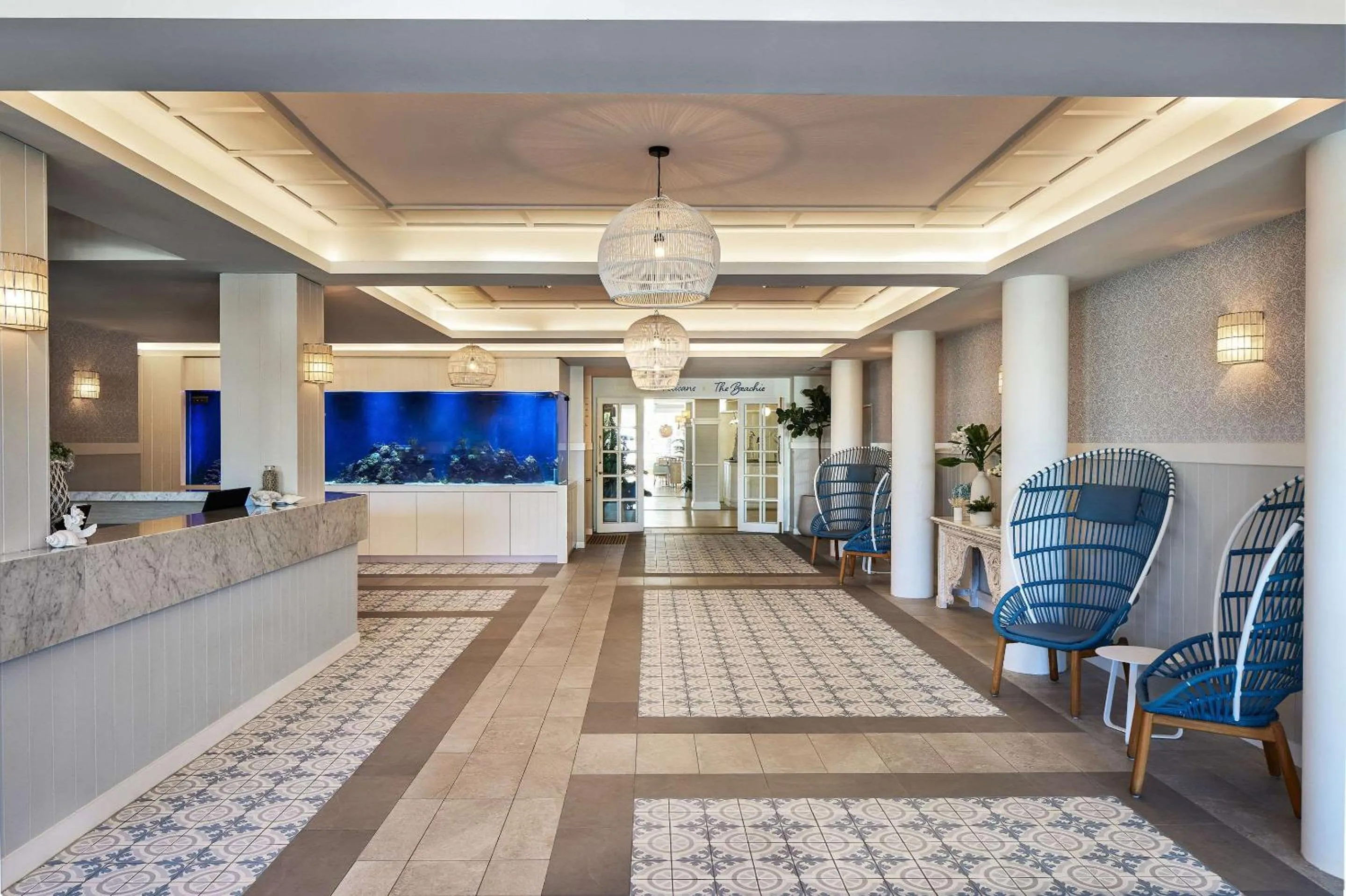 Lobby or reception in The Beachcomber Hotel & Resort, an Ascend Collection Resort