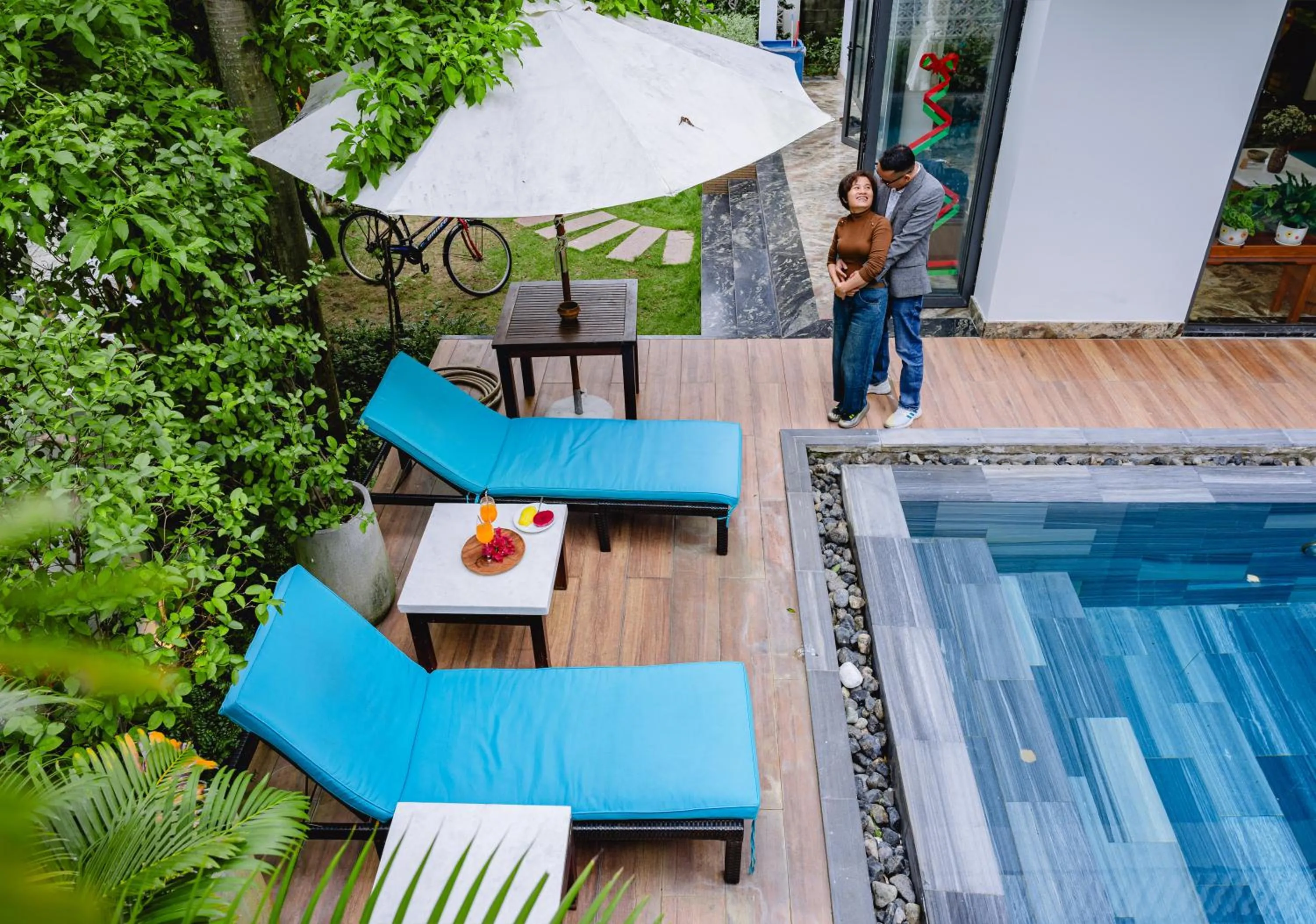 People in Palm Riverside Boutique