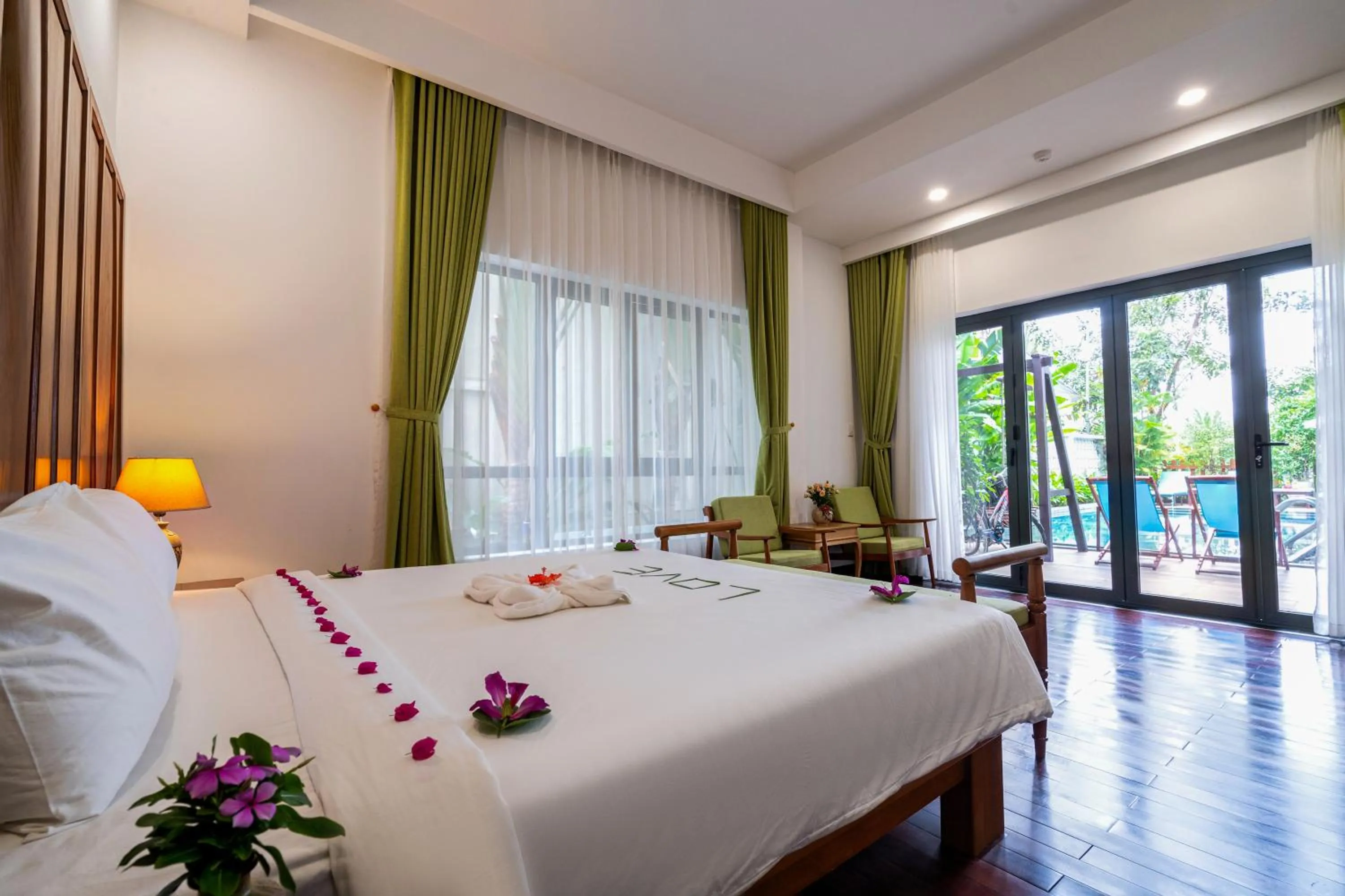 Bed in Palm Riverside Boutique