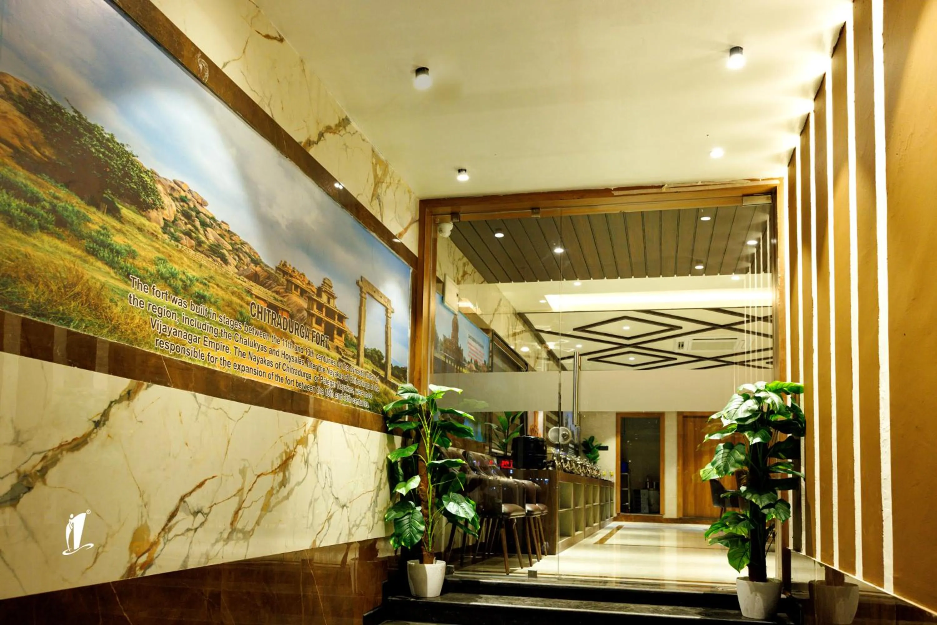 Facade/entrance in Srigandha Residency