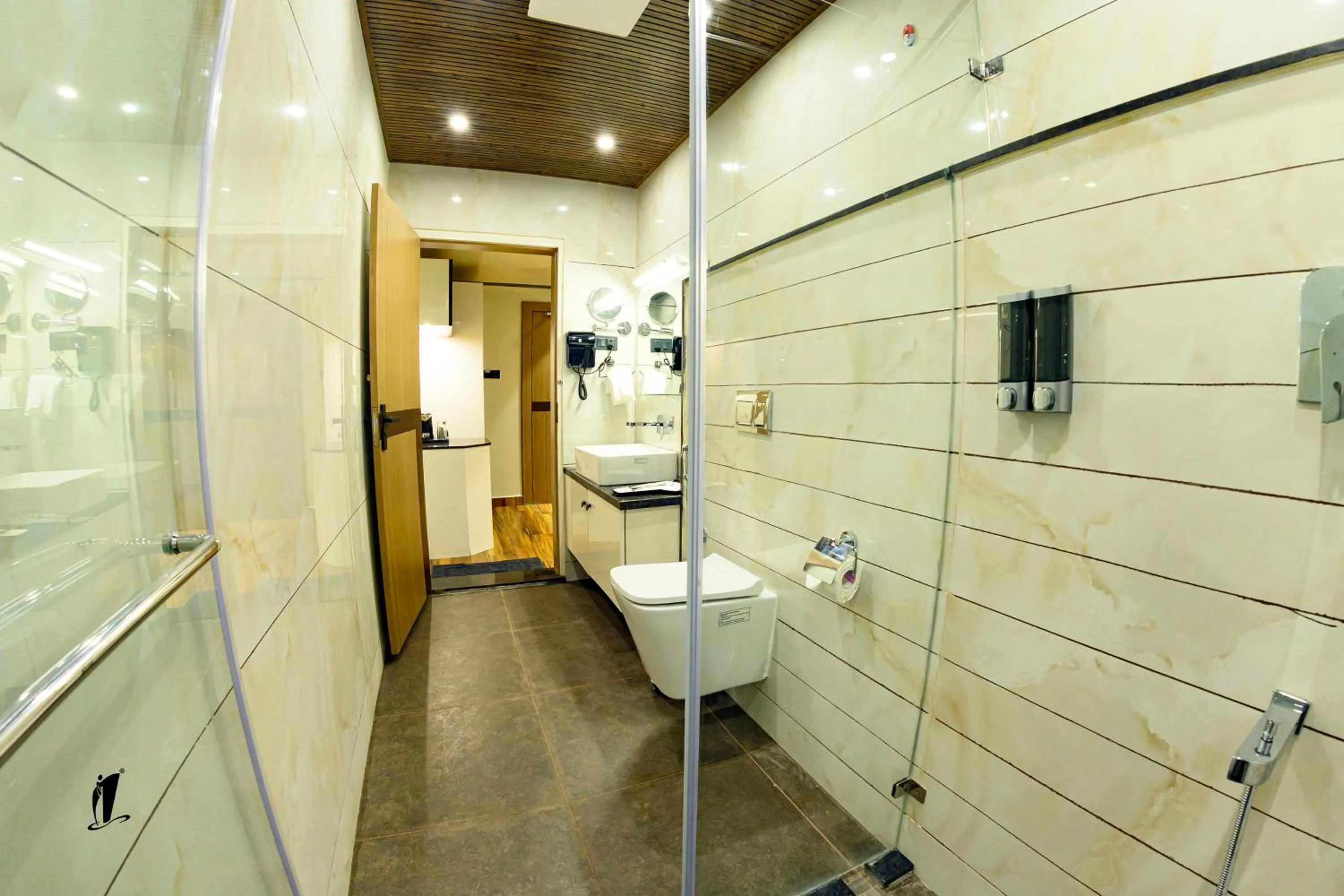 Shower in Srigandha Residency