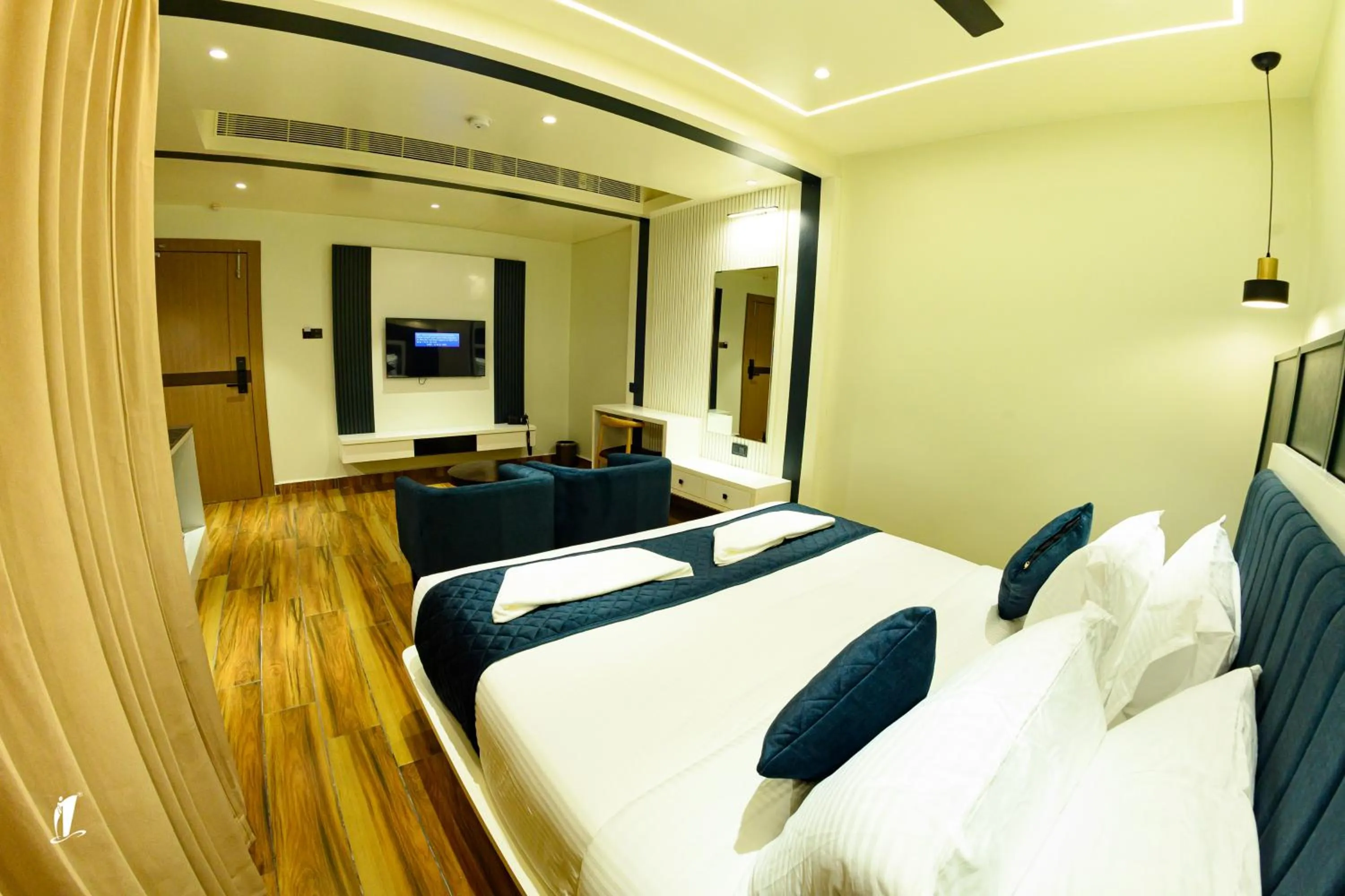 Bedroom, Bed in Srigandha Residency