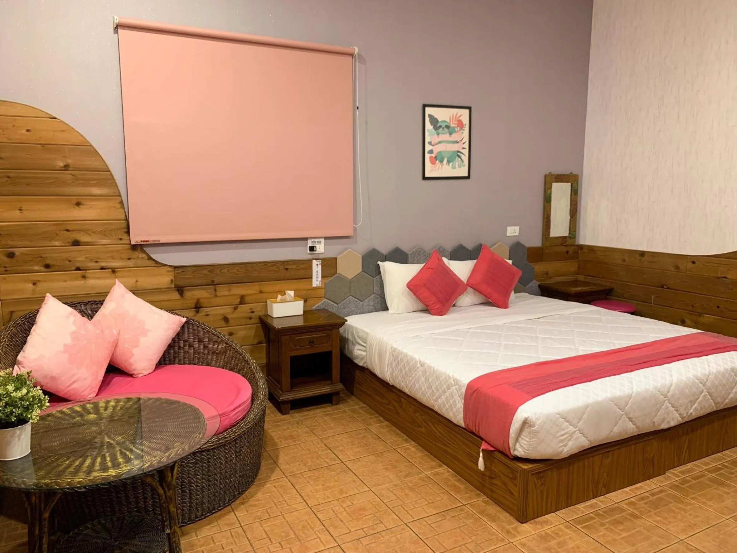 Bed in Xing Ji Bungalow