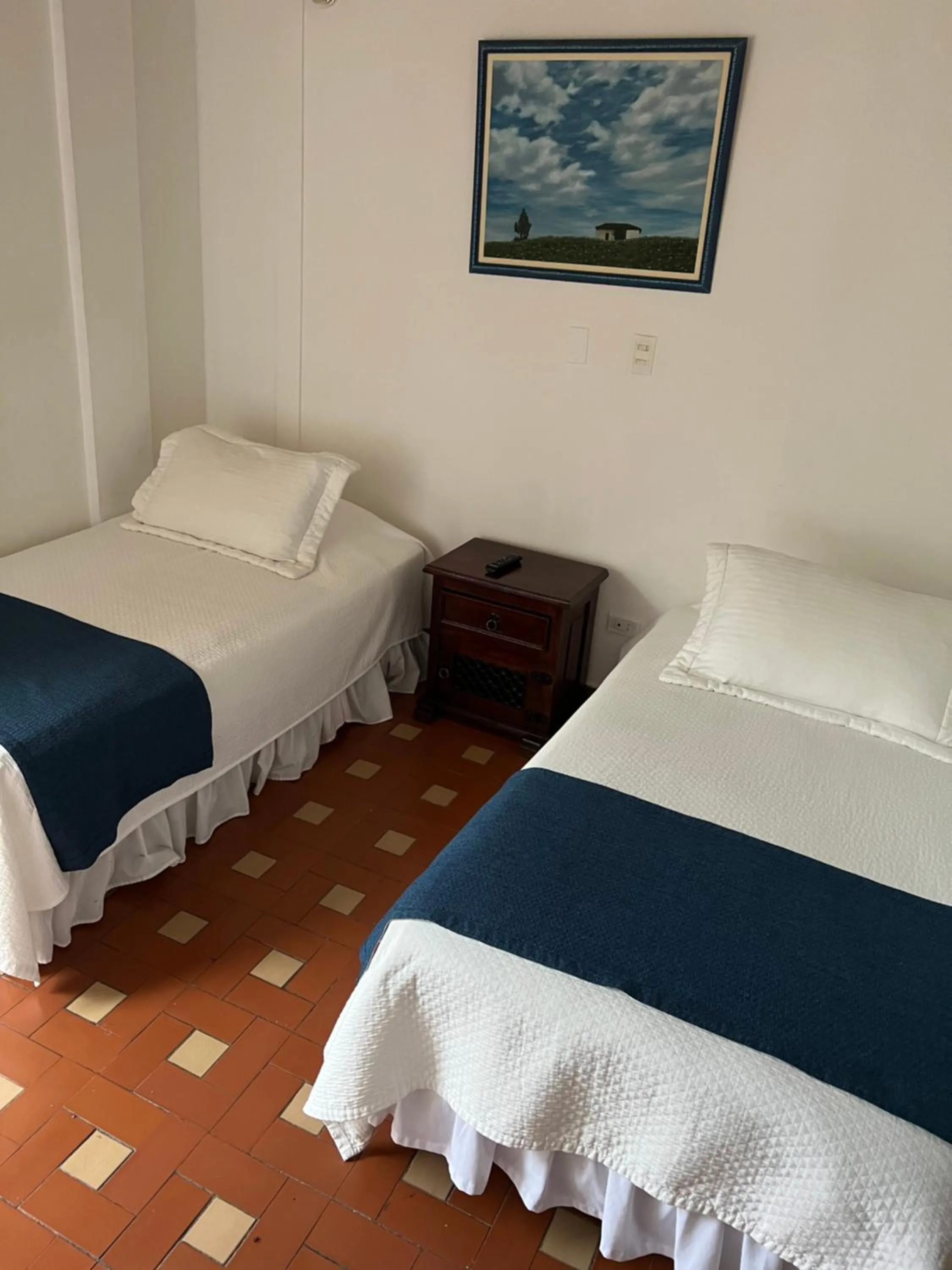 Bed in Ecohotel La Casona Pereira