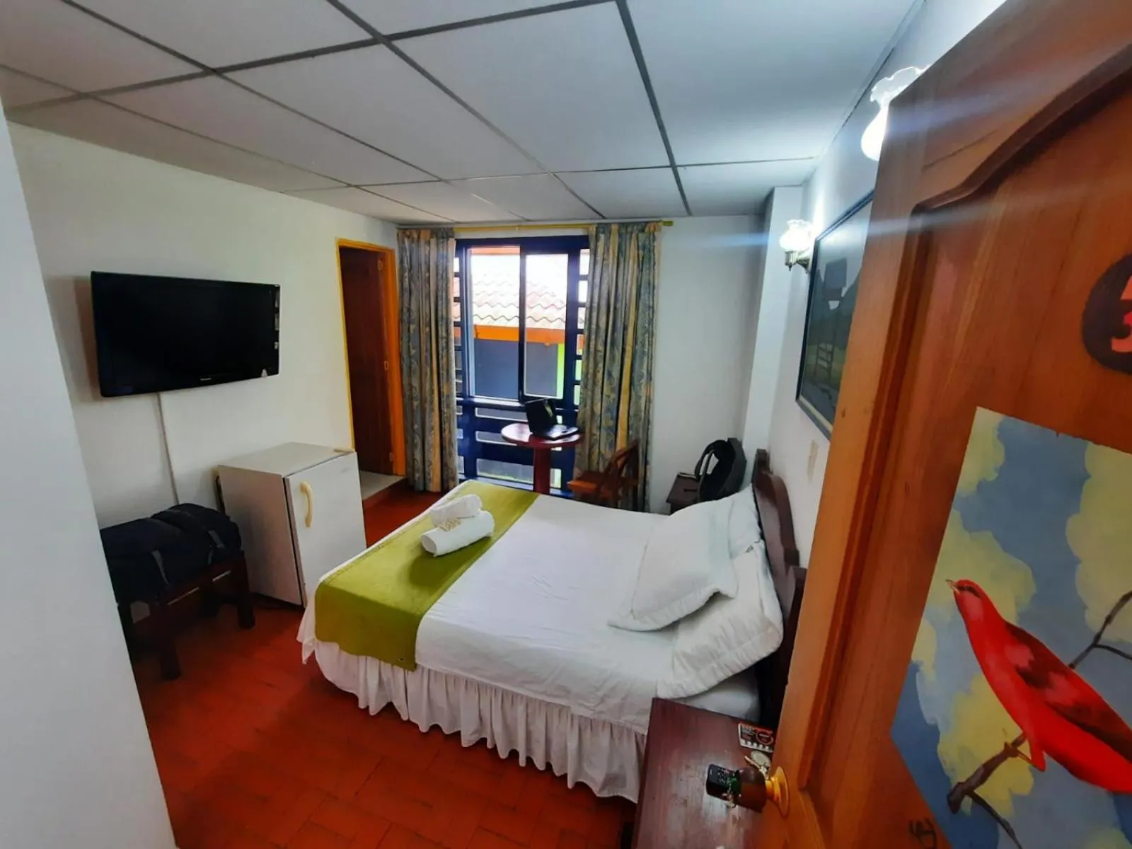 Bed in Ecohotel La Casona Pereira