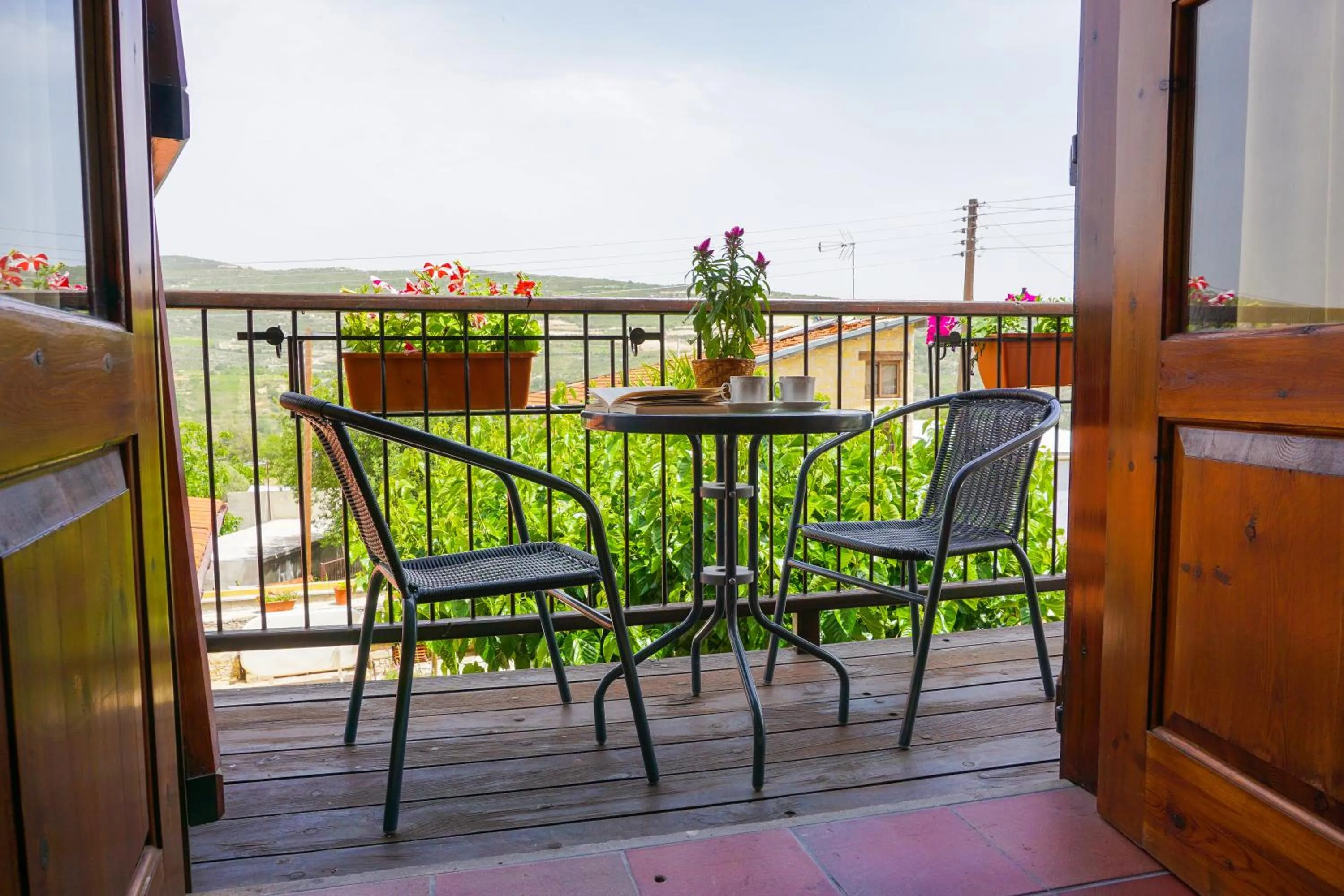 Balcony/Terrace in Omodos Village Houses