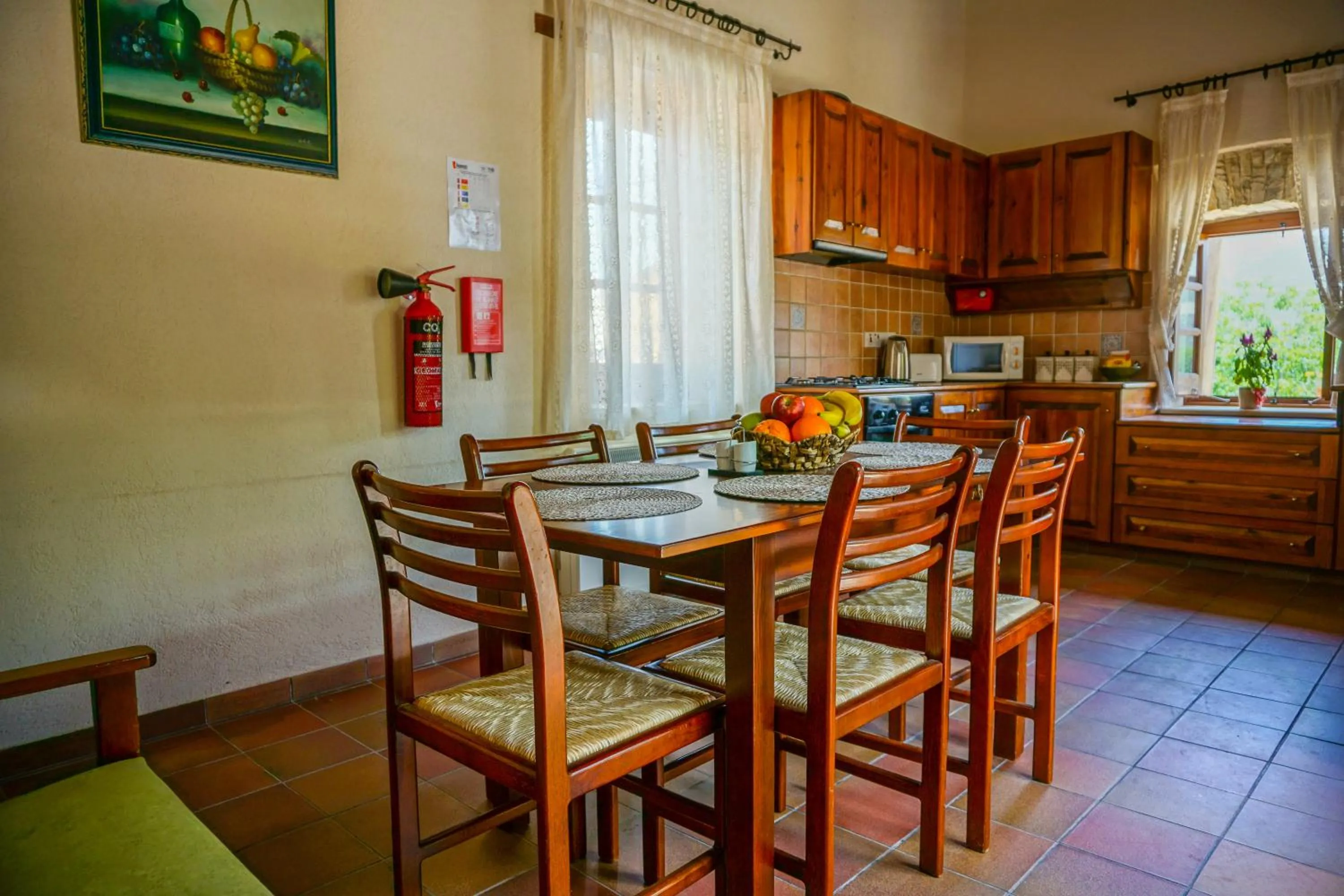 Communal kitchen in Omodos Village Houses