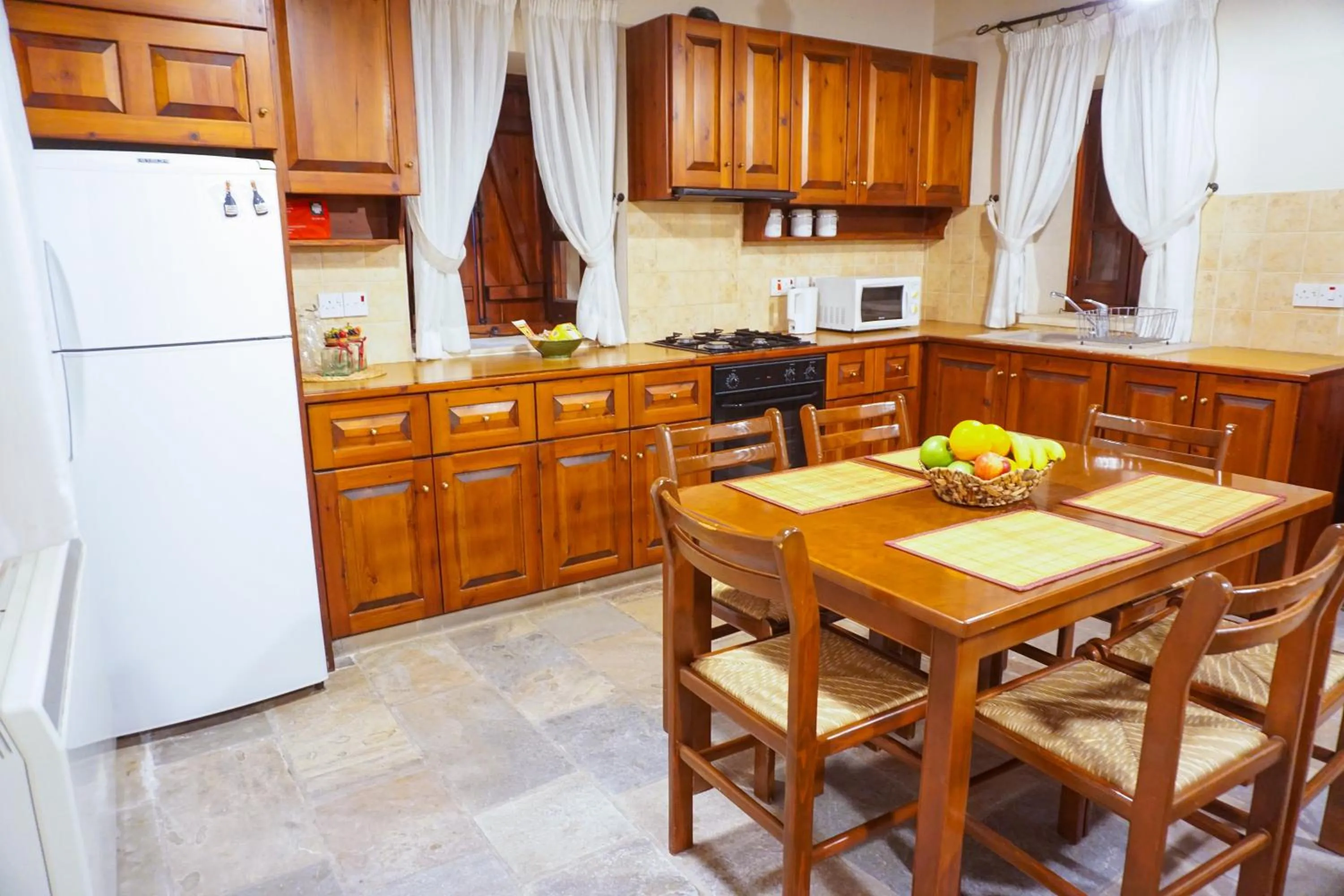 Dining area in Omodos Village Houses