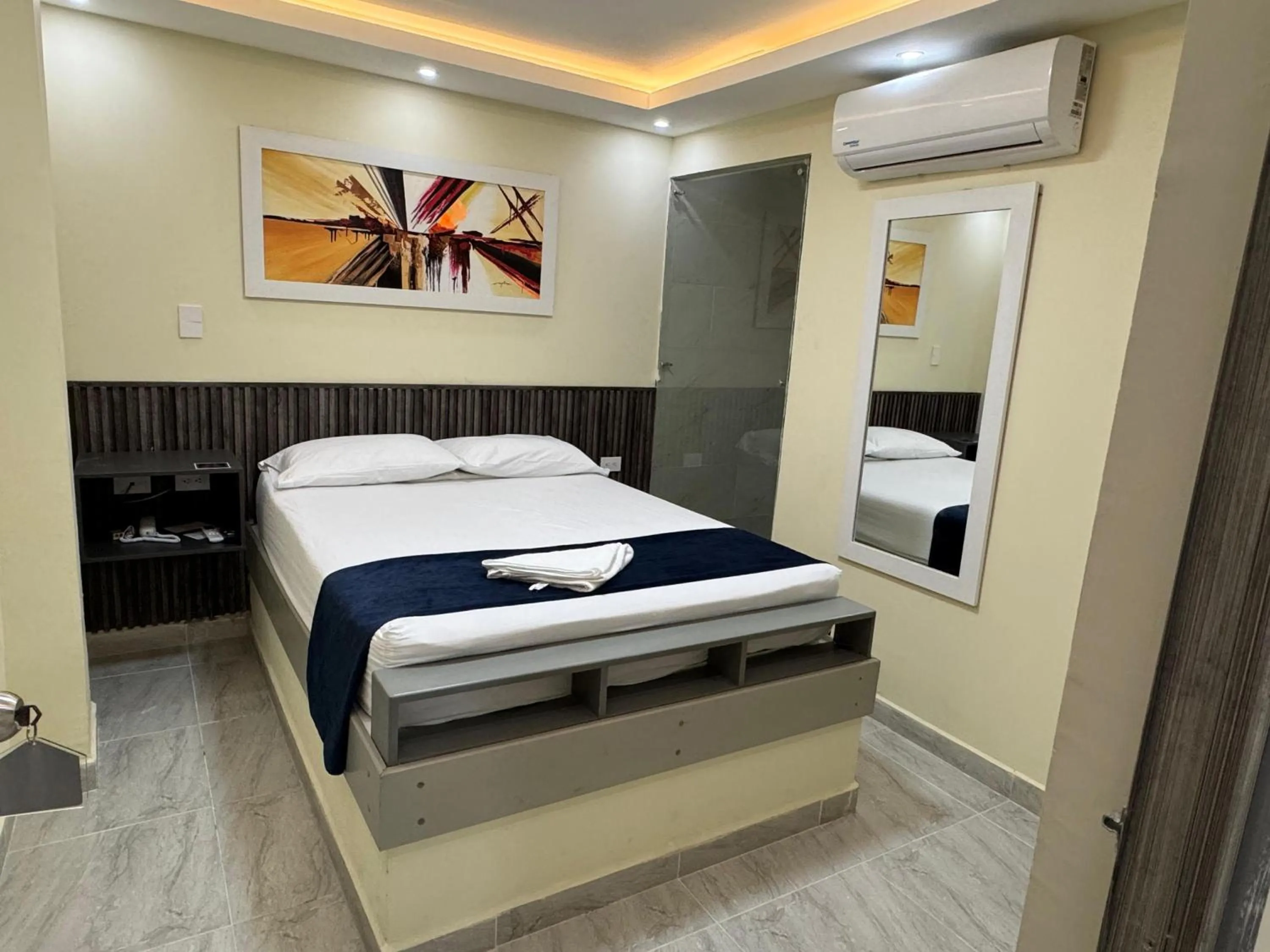 Bed in Hotel Magistral Suiter