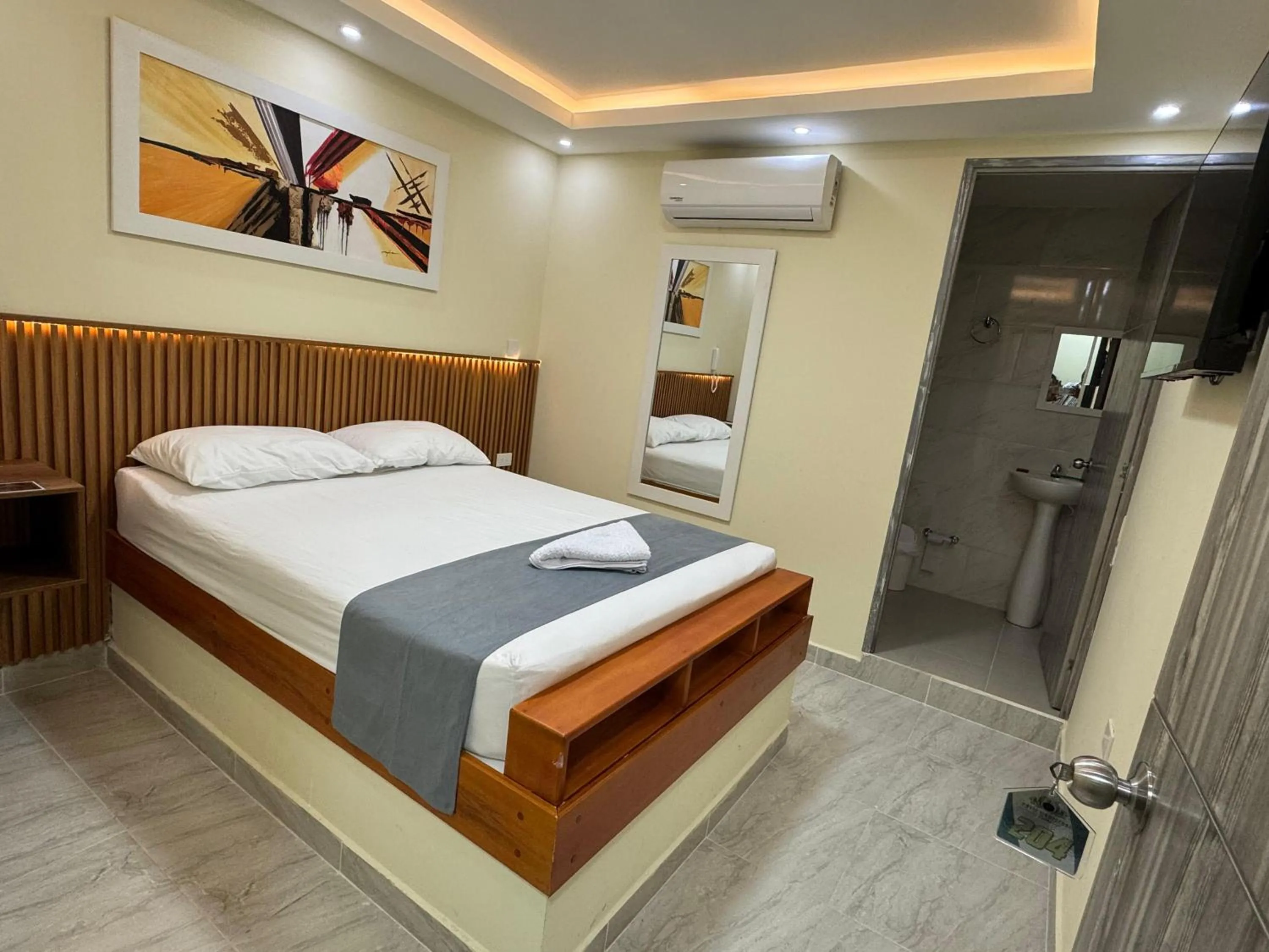 Bed in Hotel Magistral Suiter