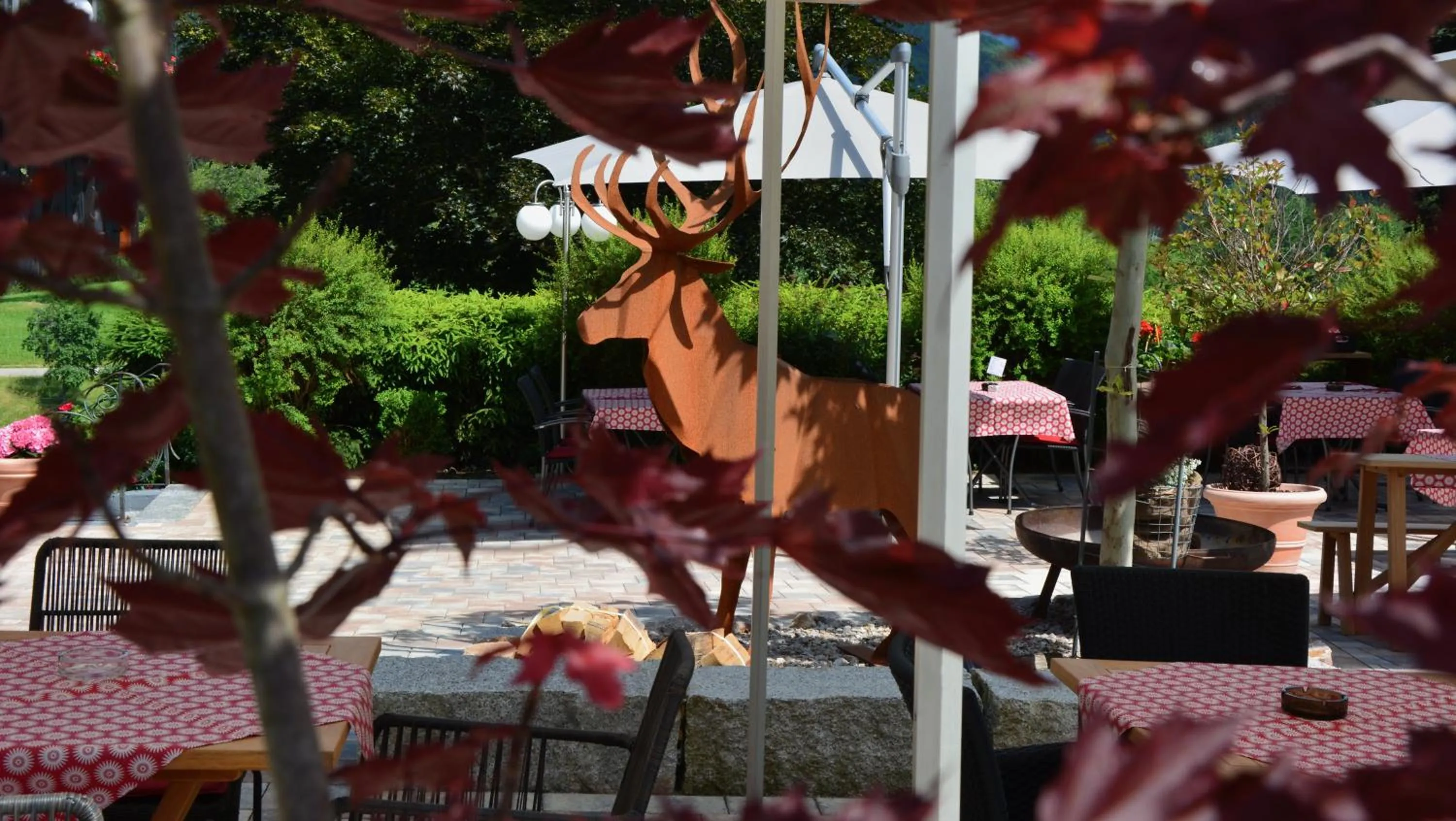 Garden view in Genusshotel Hirschen - Erholung im Grünen (Südschwarzwald)