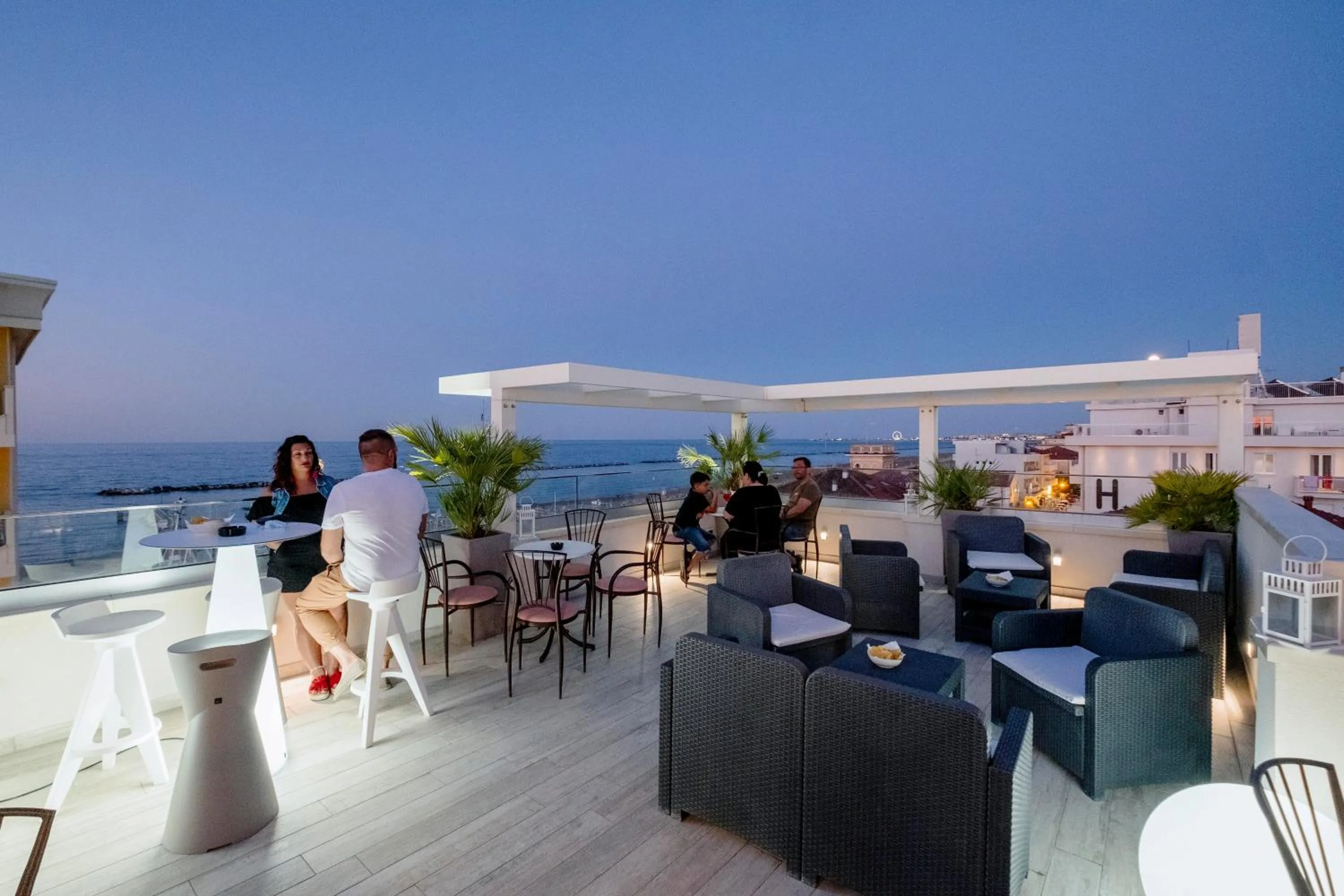 Patio in Hotel Stella D'Oro