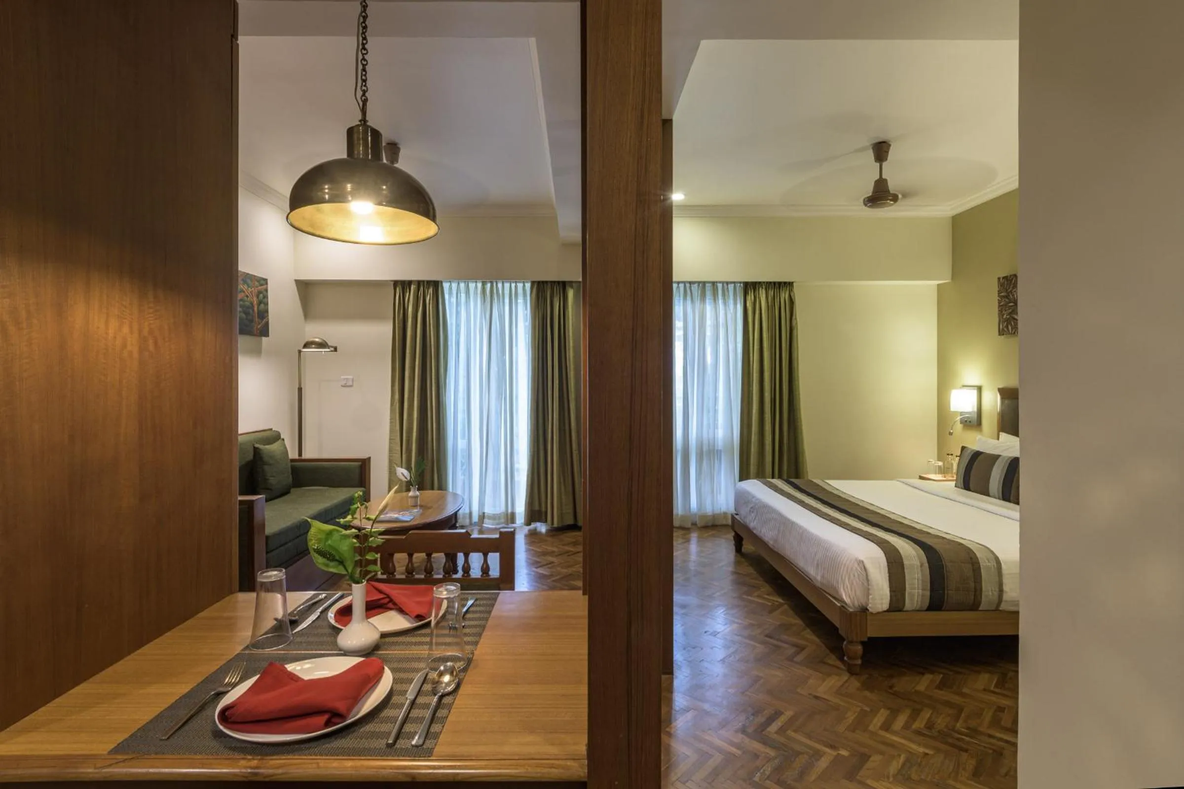 Bed in Club Mahindra Mount Serene, Munnar