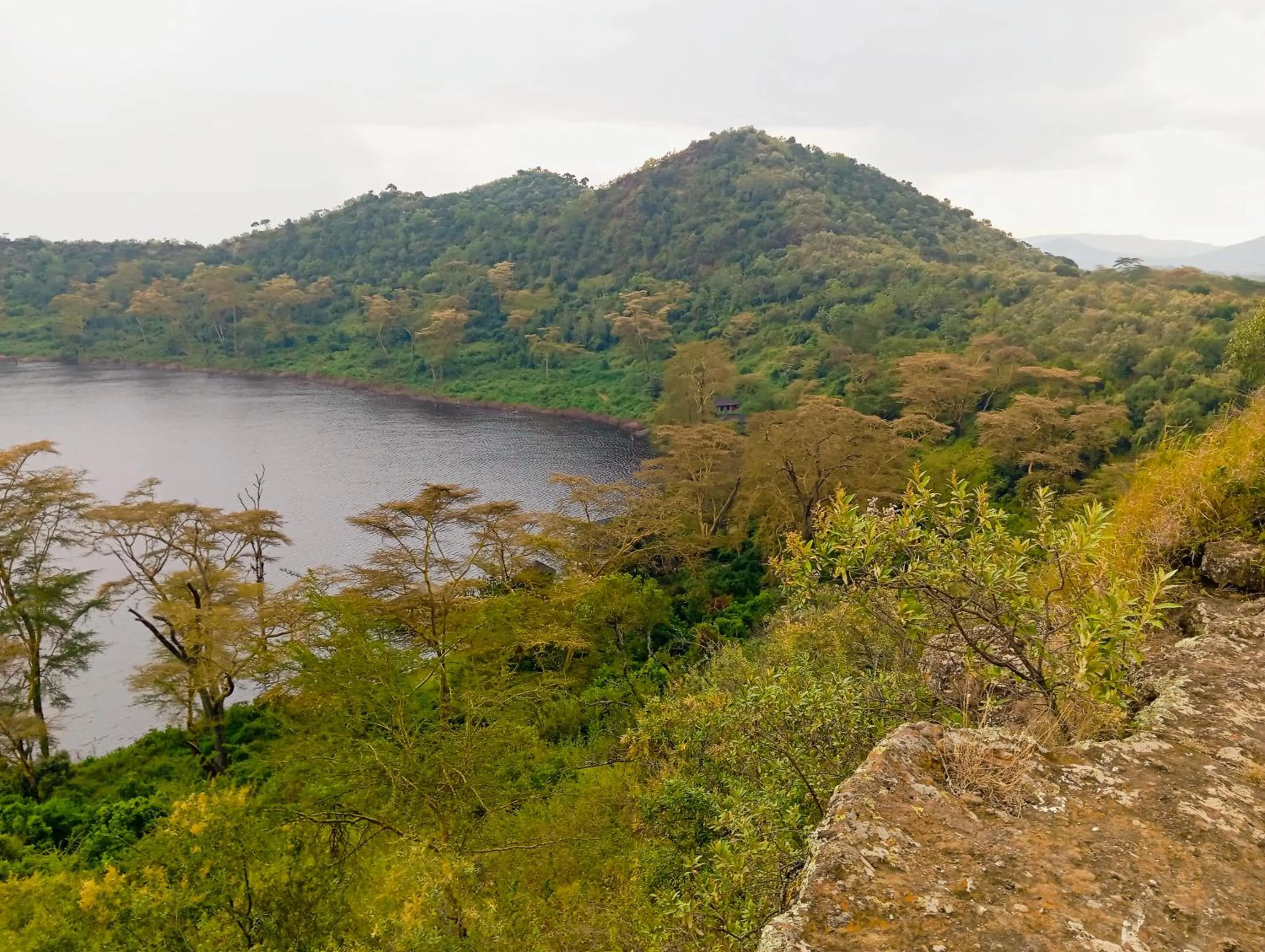 Lake view in Crater Lake Tented Camp And Game Sanctuary